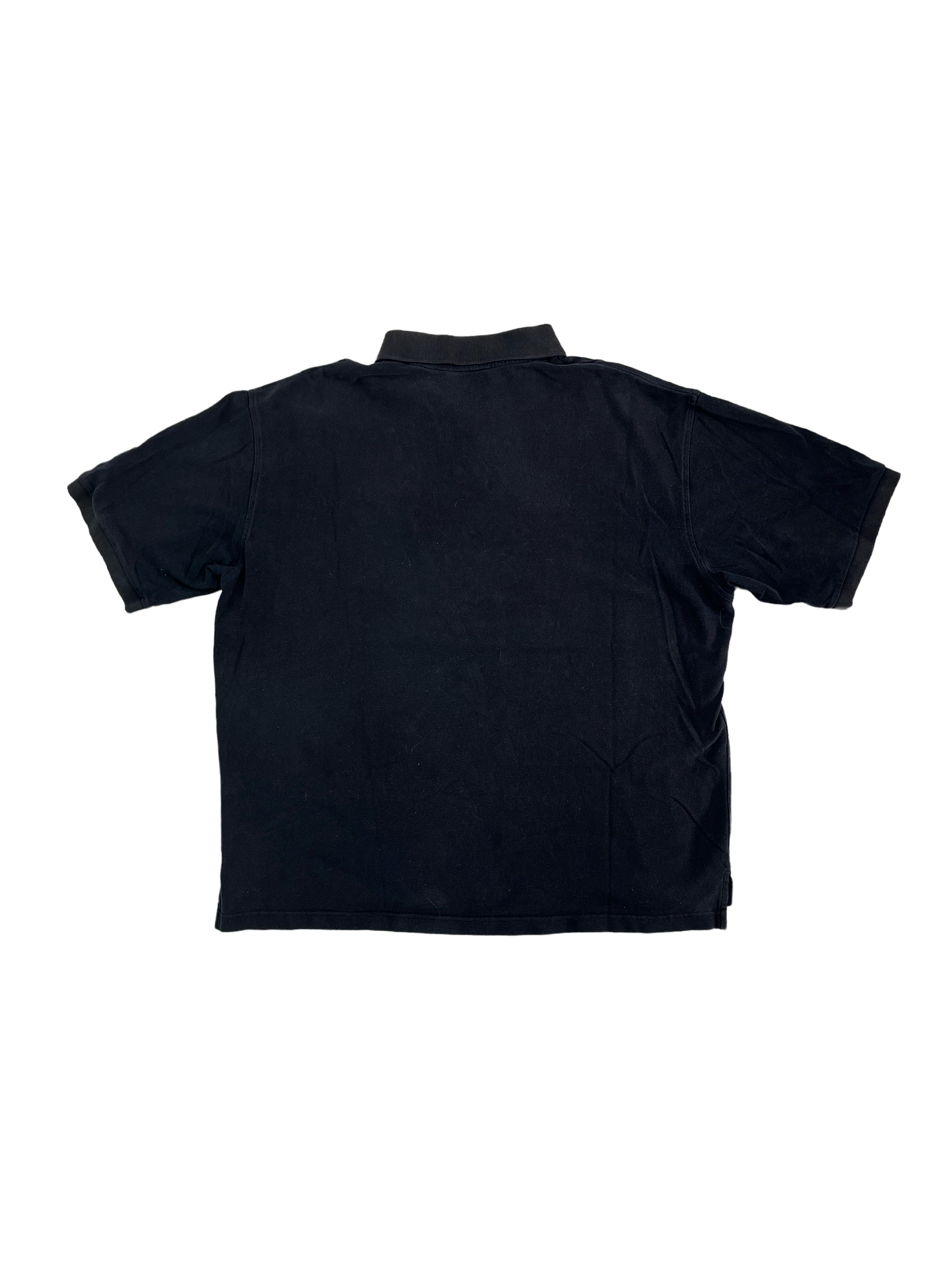 Rocawear Vintage Poloshirt Bestickt 90s Retro Schwarz 2XL