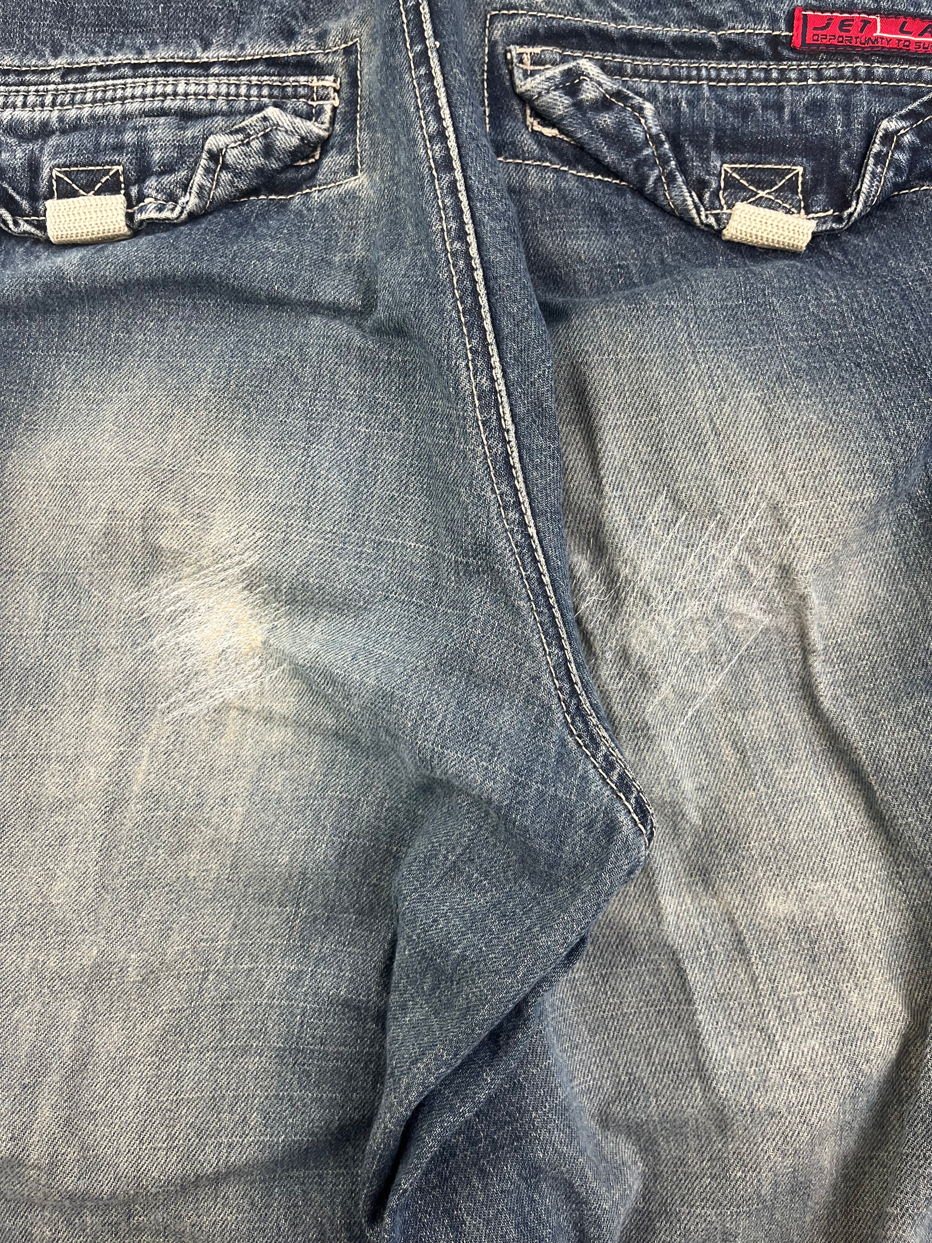 Jetlag Vintage Baggy Jeans Cargo Y2K Blau M