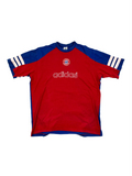 Adidas Vintage FC Bayern T-Shirt 90s Blau Rot M