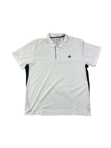 Adidas Vintage Poloshirt Sport Weiß XXL