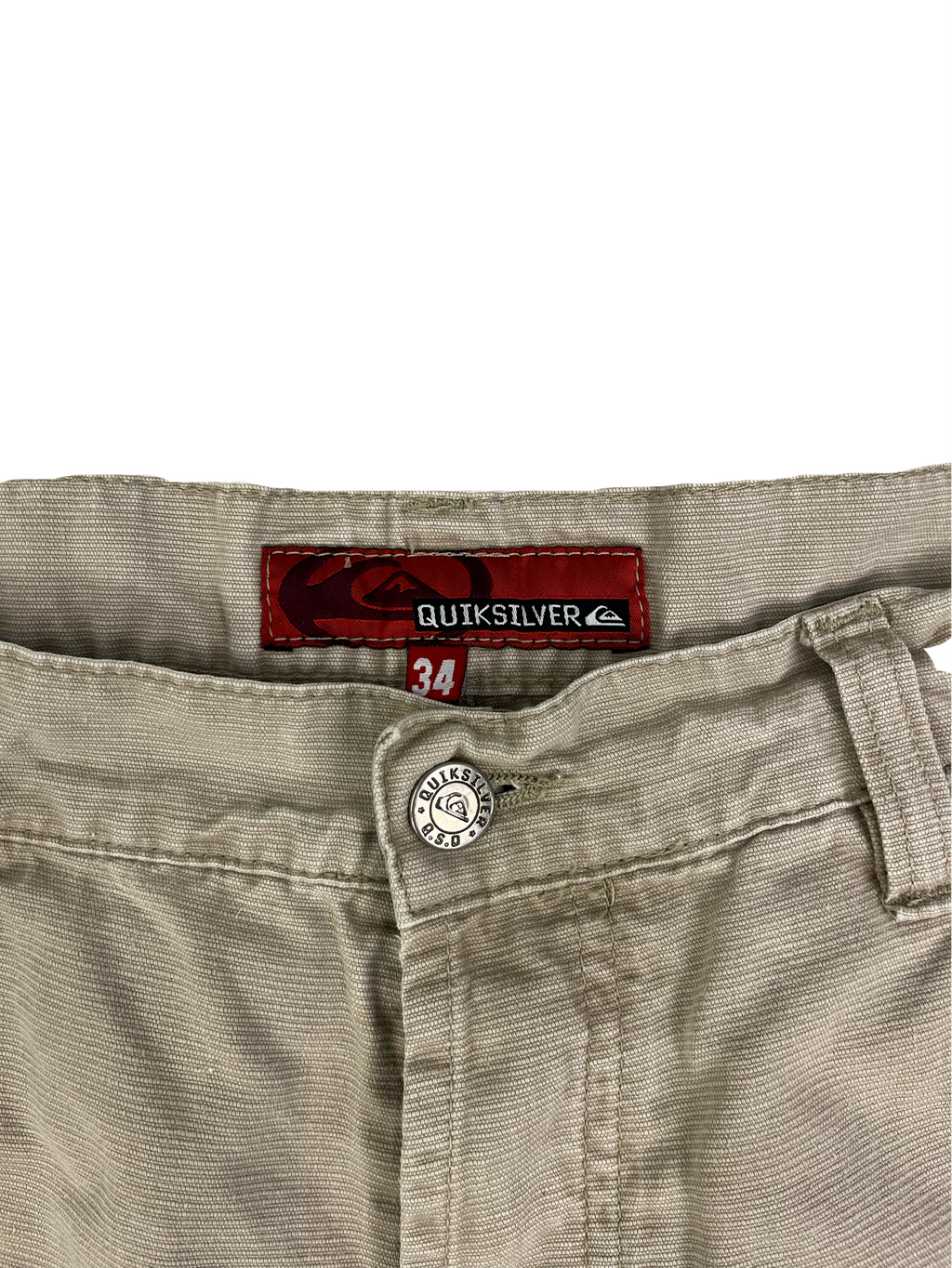 Quiksilver Vintage Jeans Y2K Beige L