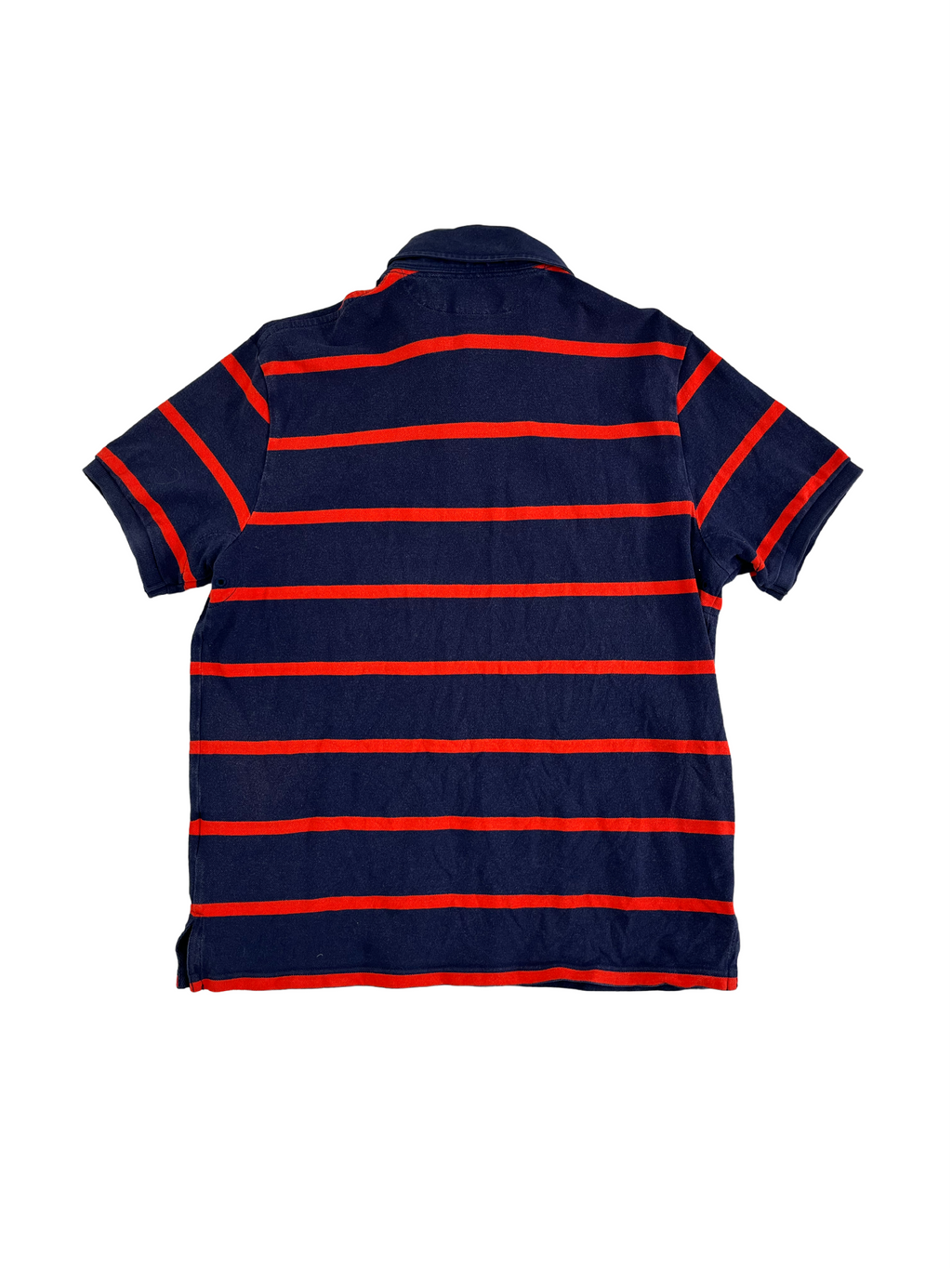 Ralph Lauren Poloshirt Gestreift Marineblau Rot L