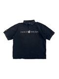 Rocawear Vintage Poloshirt Bestickt 90s Retro Schwarz 2XL