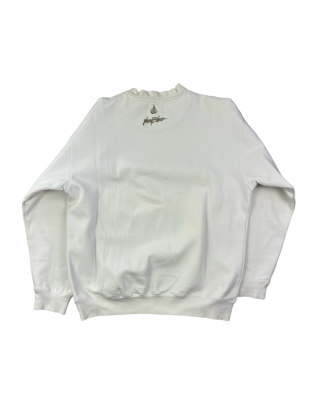 Johnny Blaze Vintage Sweater 90s Weiß XL