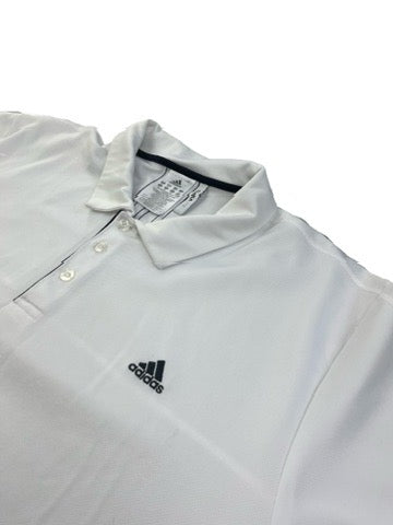 Adidas Vintage Poloshirt Sport Weiß XXL