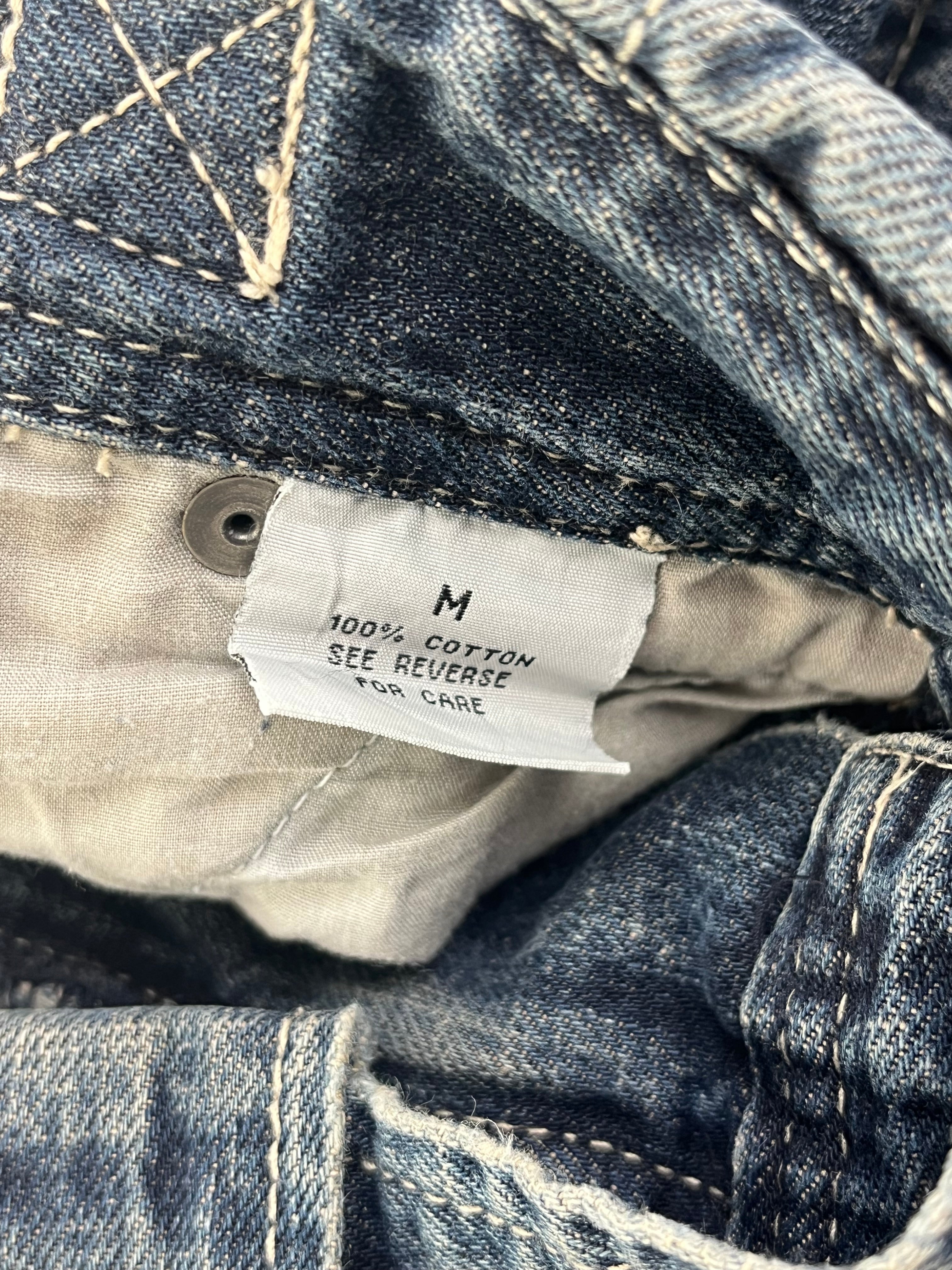 Jetlag Vintage Baggy Jeans Cargo Y2K Blau M