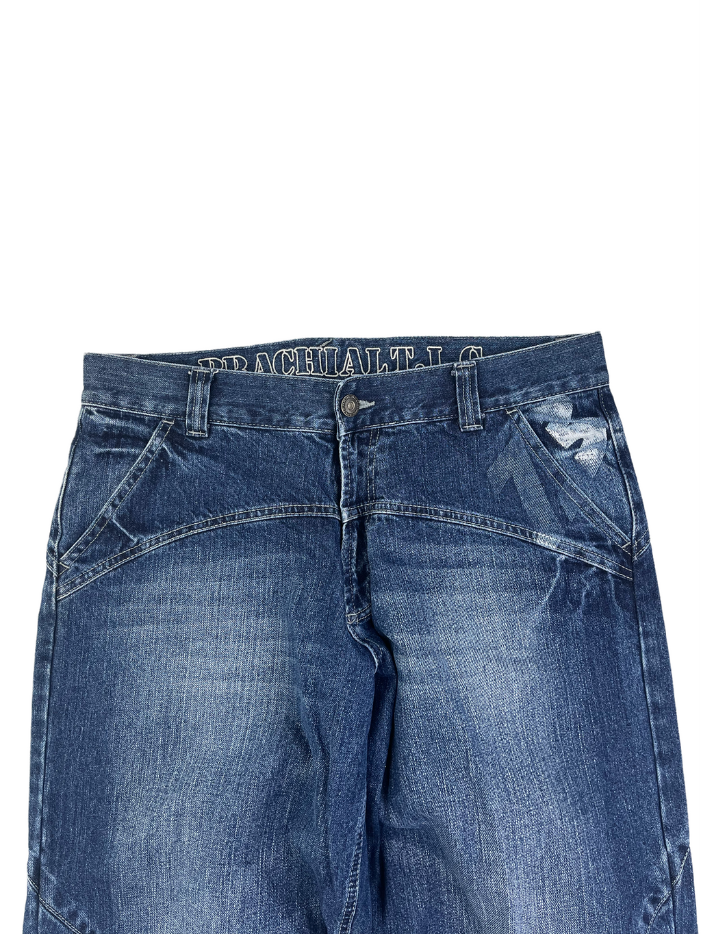 Brachial Vintage Baggy Jeans Y2K Dunkelblau XL