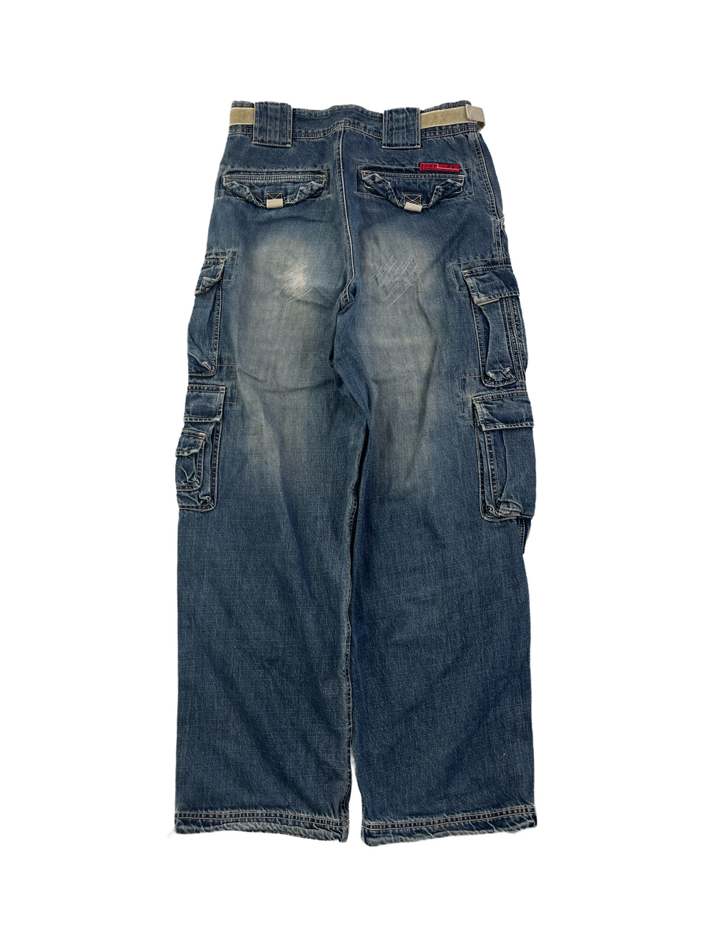 Jetlag Vintage Baggy Jeans Cargo Y2K Blau M