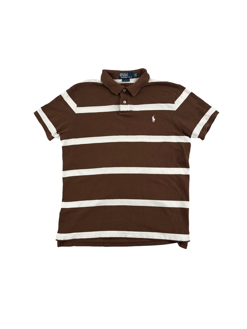 Ralph Lauren Poloshirt Gestreift Braun L