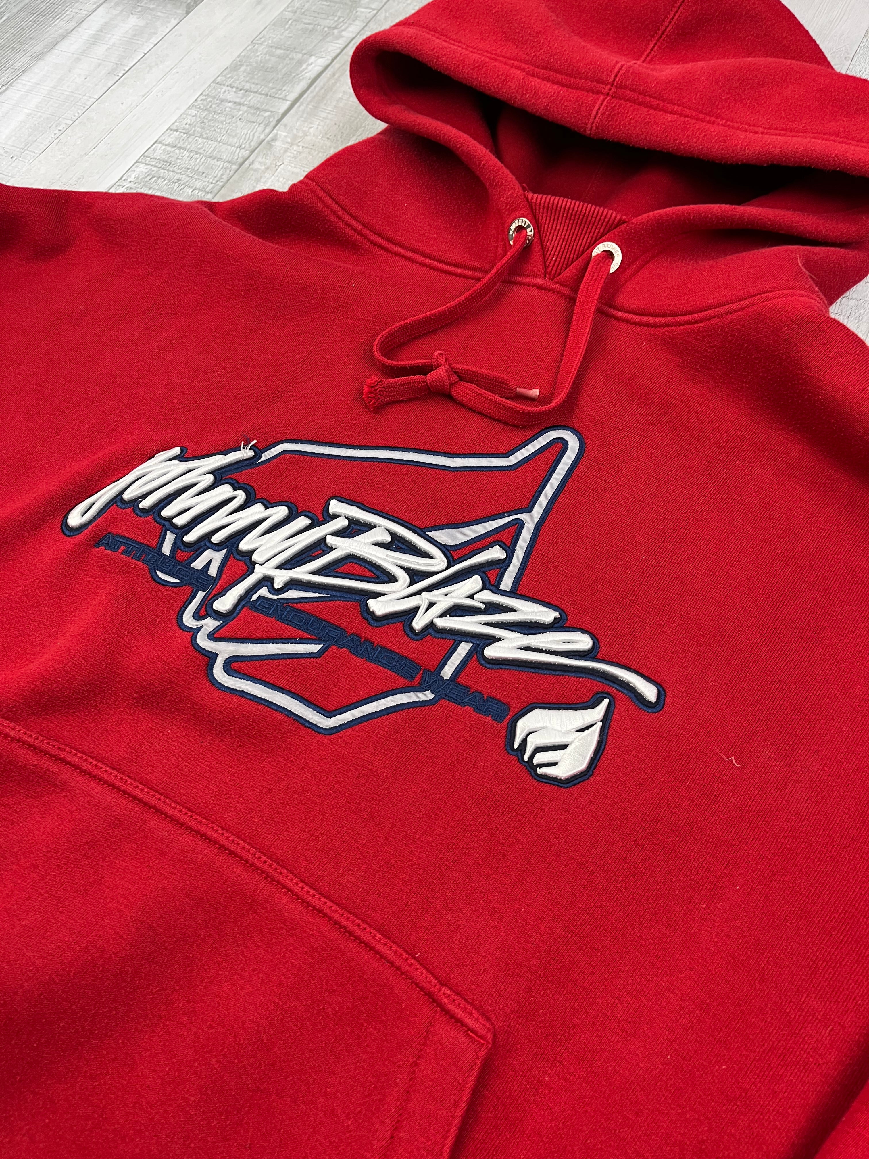 Johnny Blaze Hoodie Oversize 90s Rare Rot XL