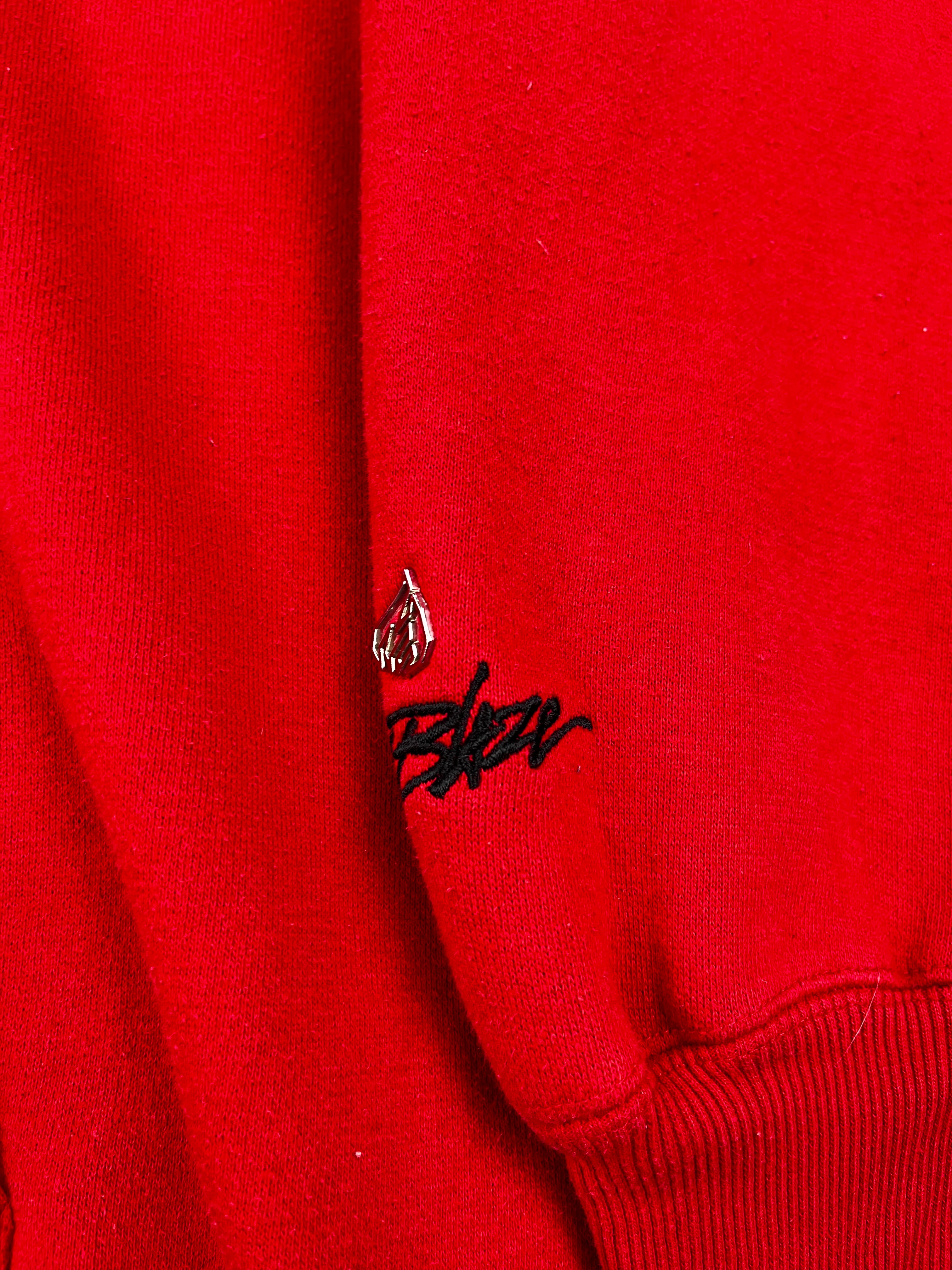 Johnny Blaze Vintage Hoodie Oversize 90s Rare Rot XXL