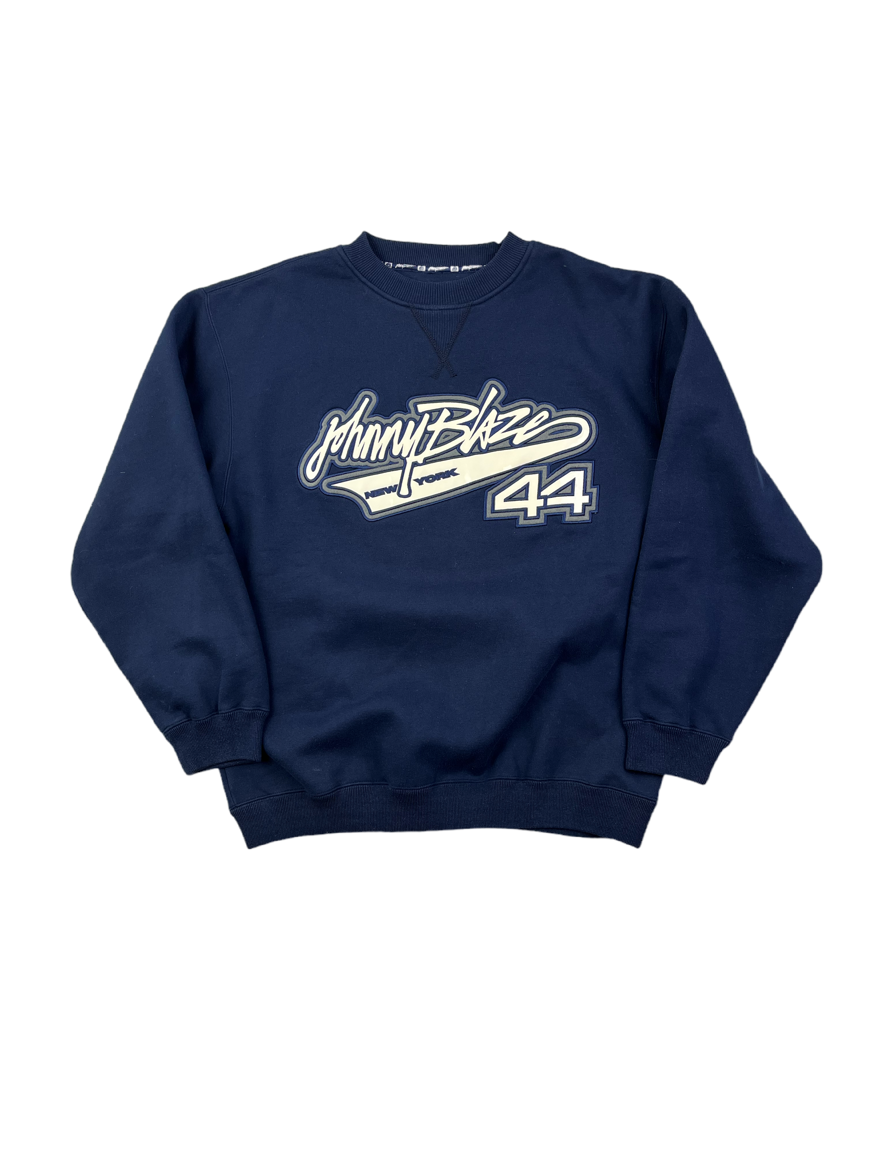 Johnny Blaze Vintage Sweater 90s Navy L