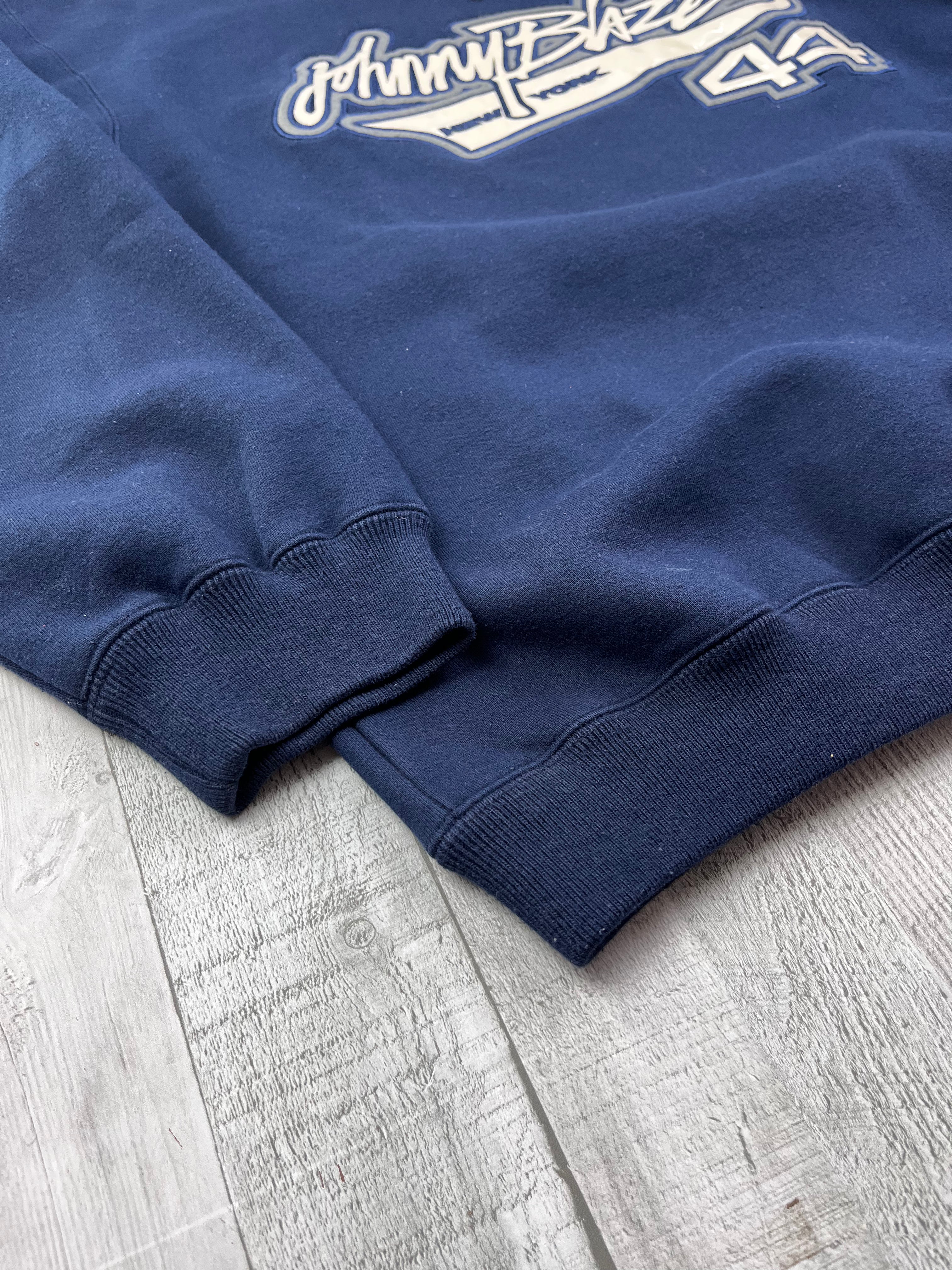 Johnny Blaze Vintage Sweater 90s Navy L