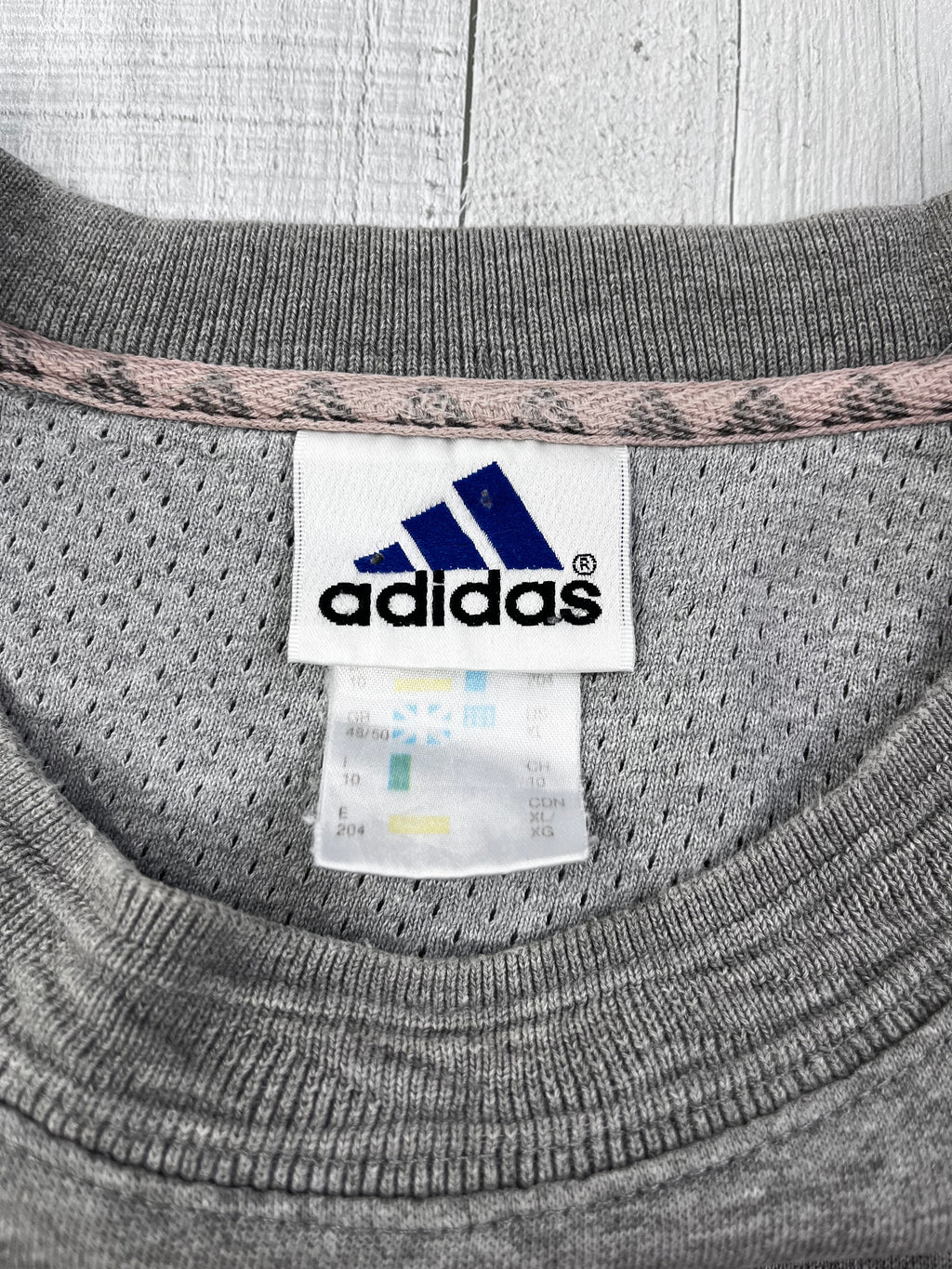 Adidas Vintage Sweater 90s Grau XL