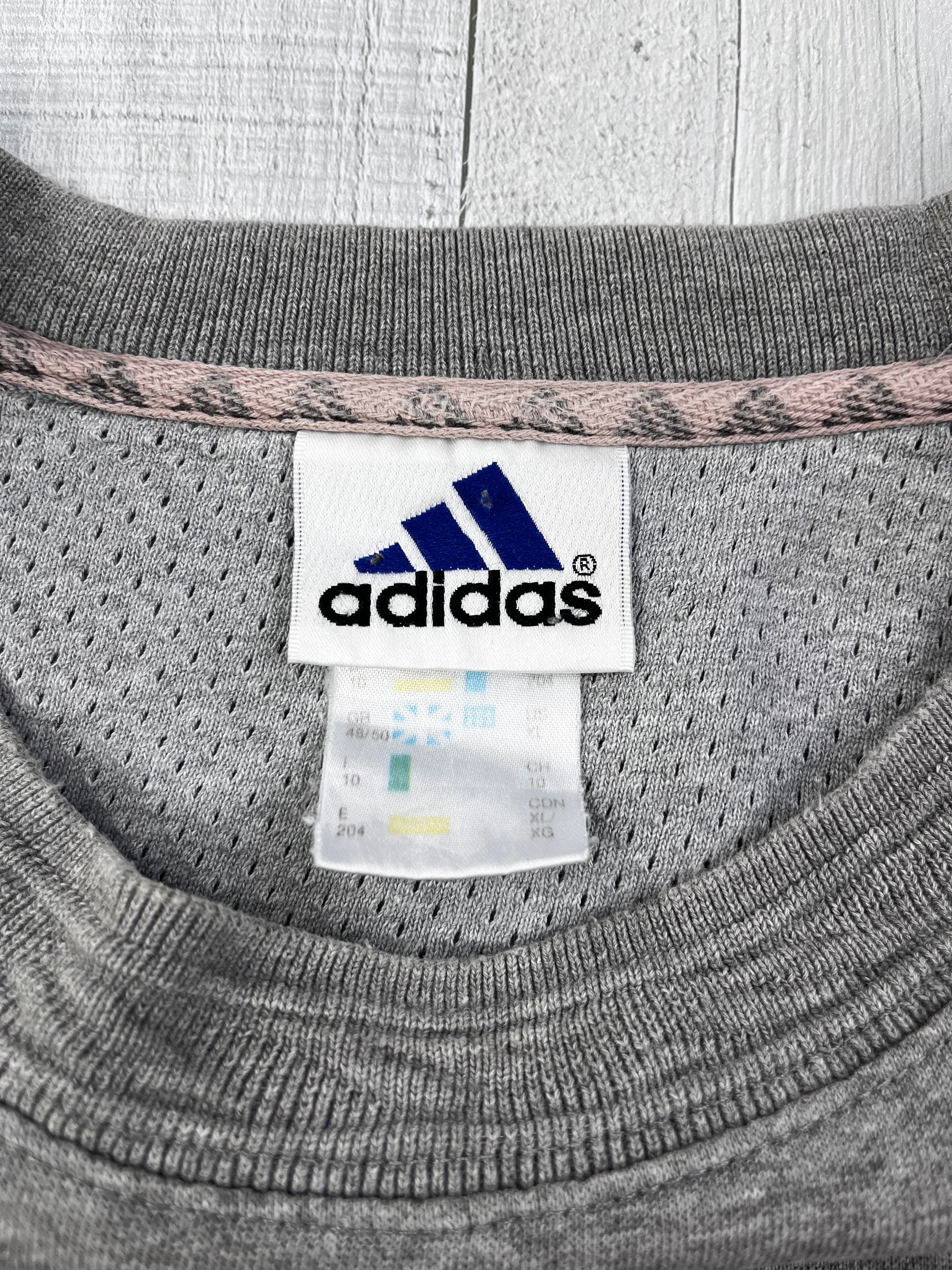 Adidas Vintage Sweater 90s Grau XL