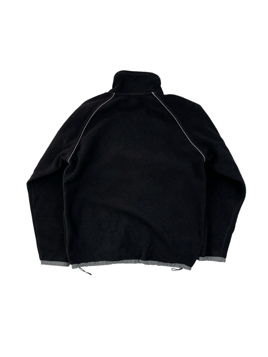 Kappa Vintage Fleecejacke Gummizug Schwarz S