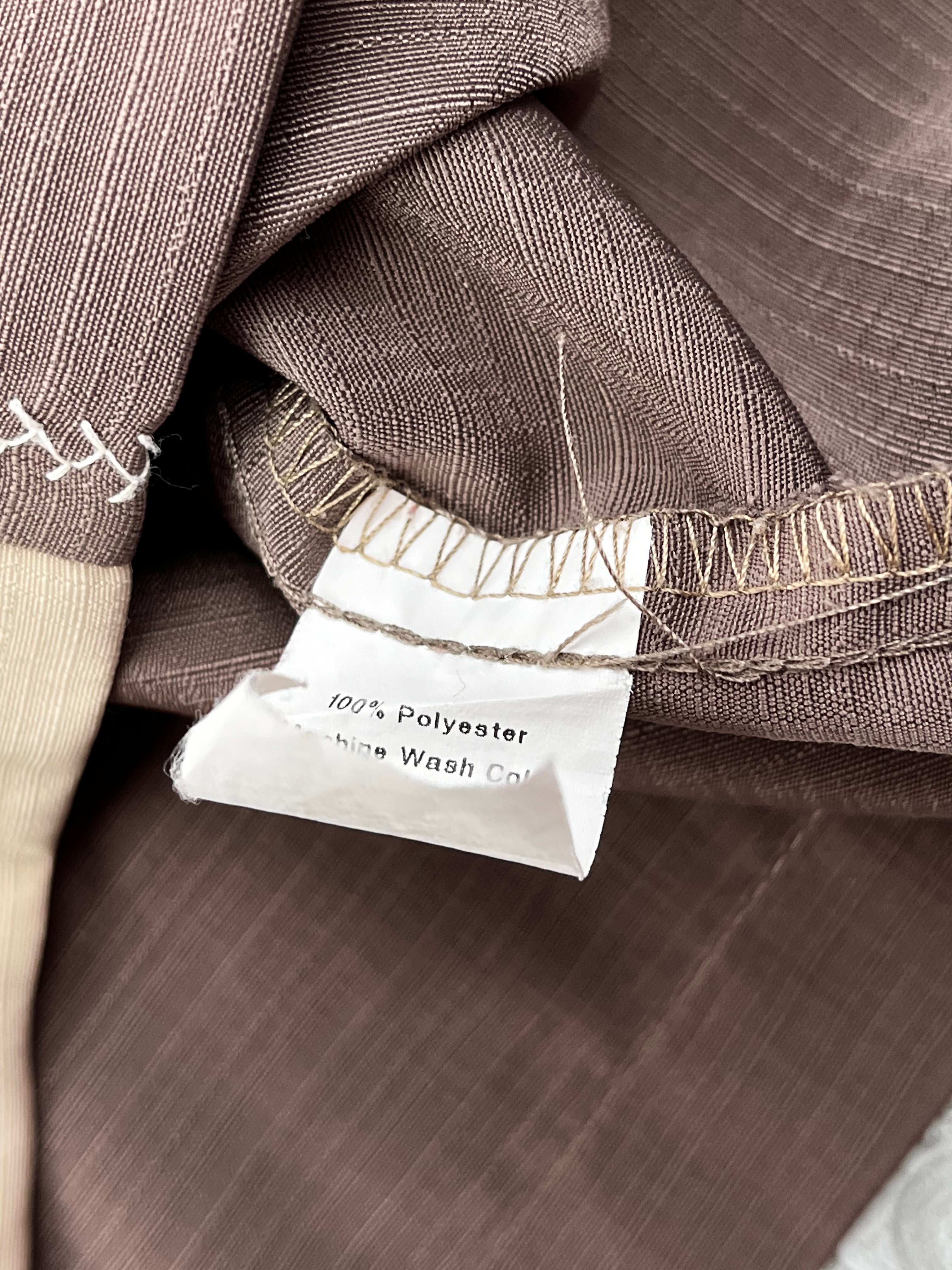 Steady Classics Vintage Hemd Bowling 90s Braun Beige L