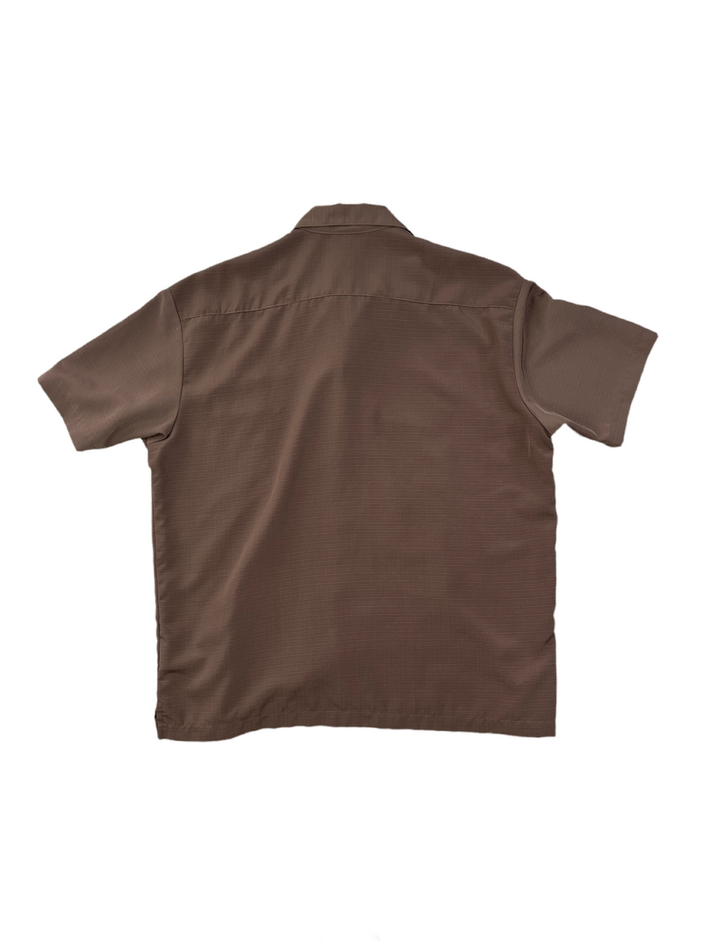 Steady Classics Vintage Hemd Bowling 90s Braun Beige L