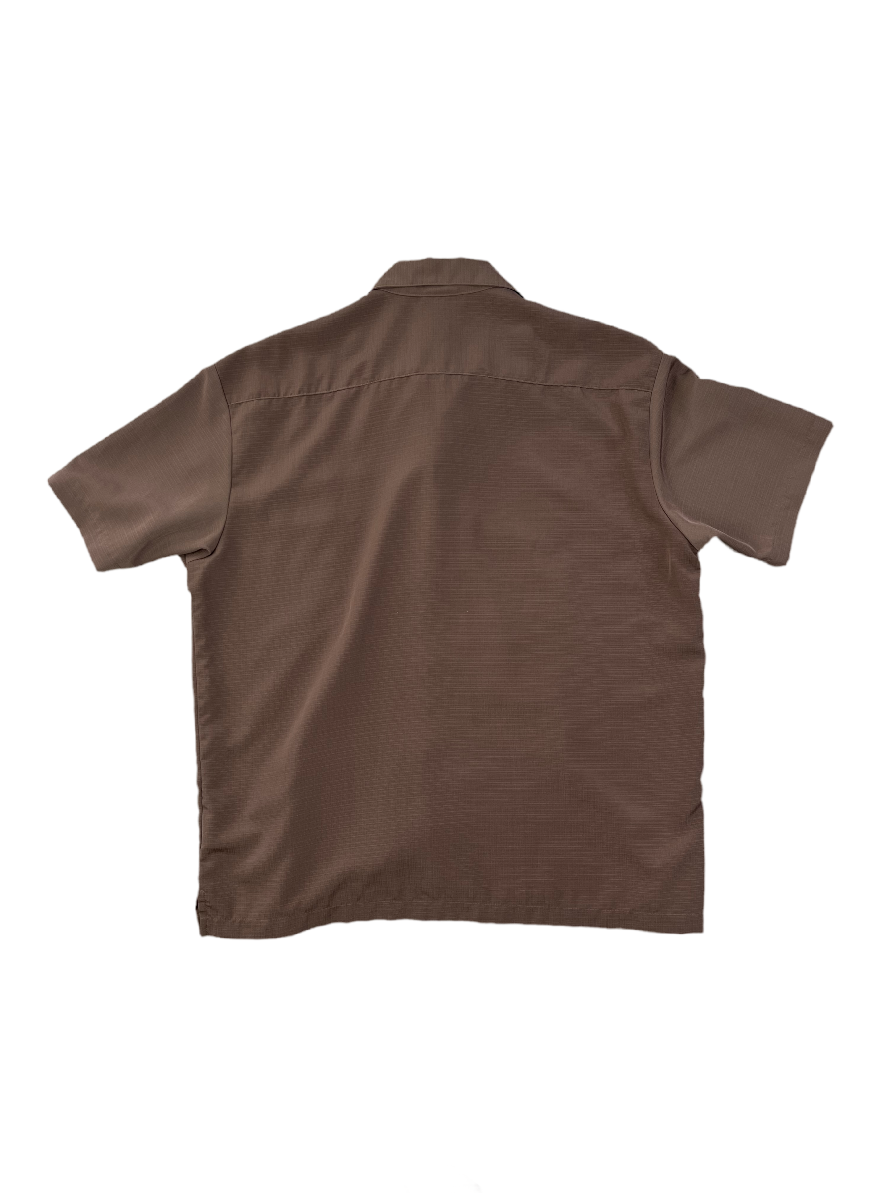 Steady Classics Vintage Hemd Bowling 90s Braun Beige L