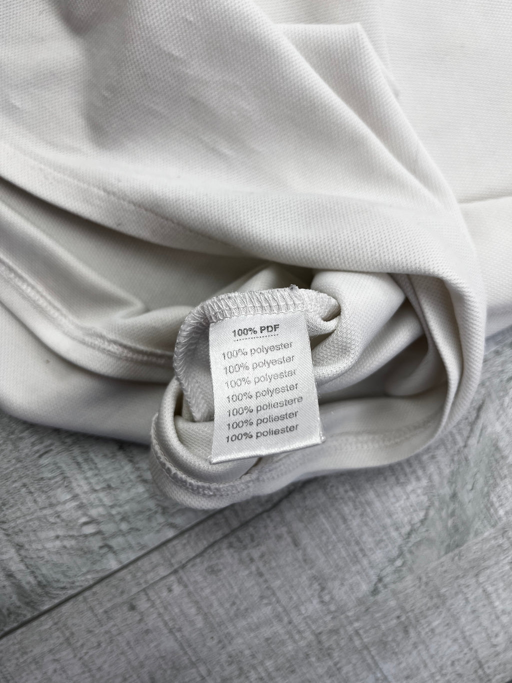 Lacoste Sport Poloshirt Weiß Orange L