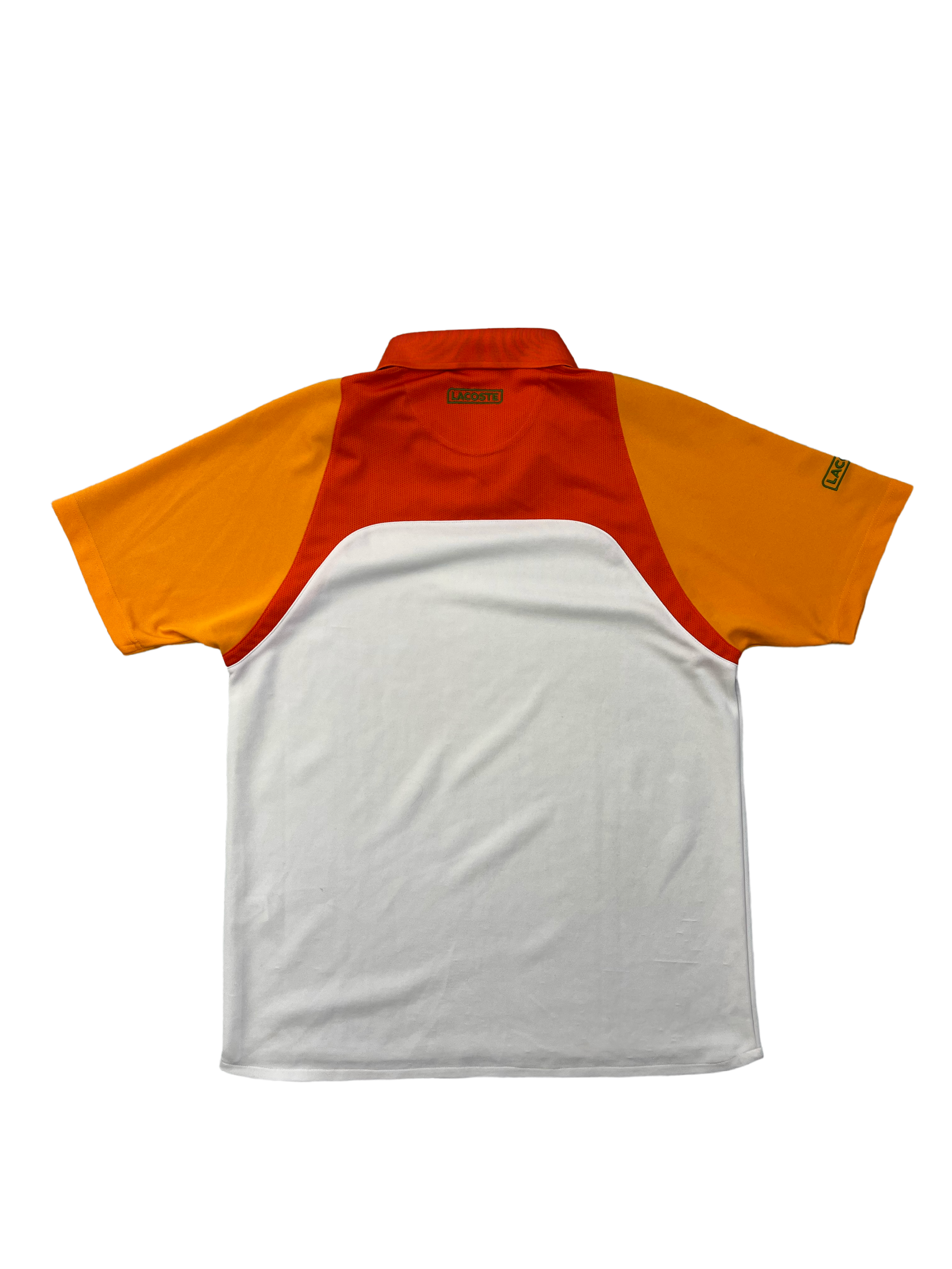Lacoste Sport Poloshirt Weiß Orange L