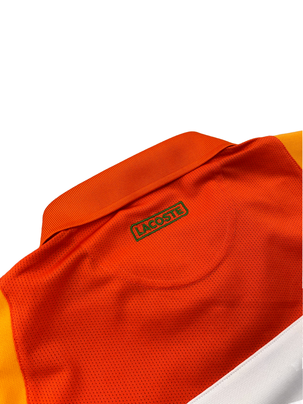 Lacoste Sport Poloshirt Weiß Orange L