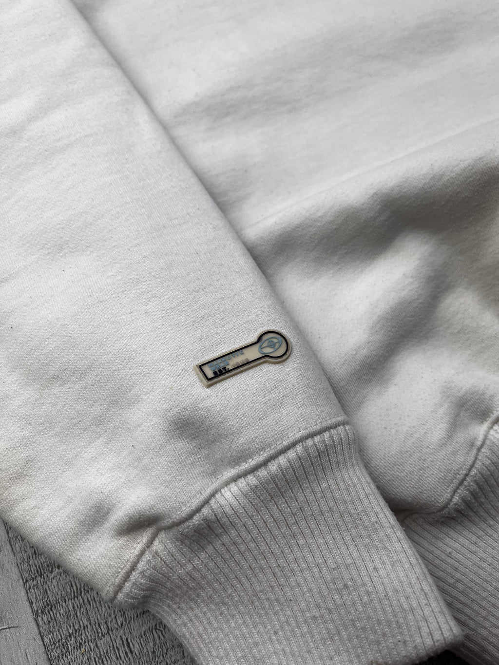 Narcotic Vintage Sweater 90s Weiß Hellblau L