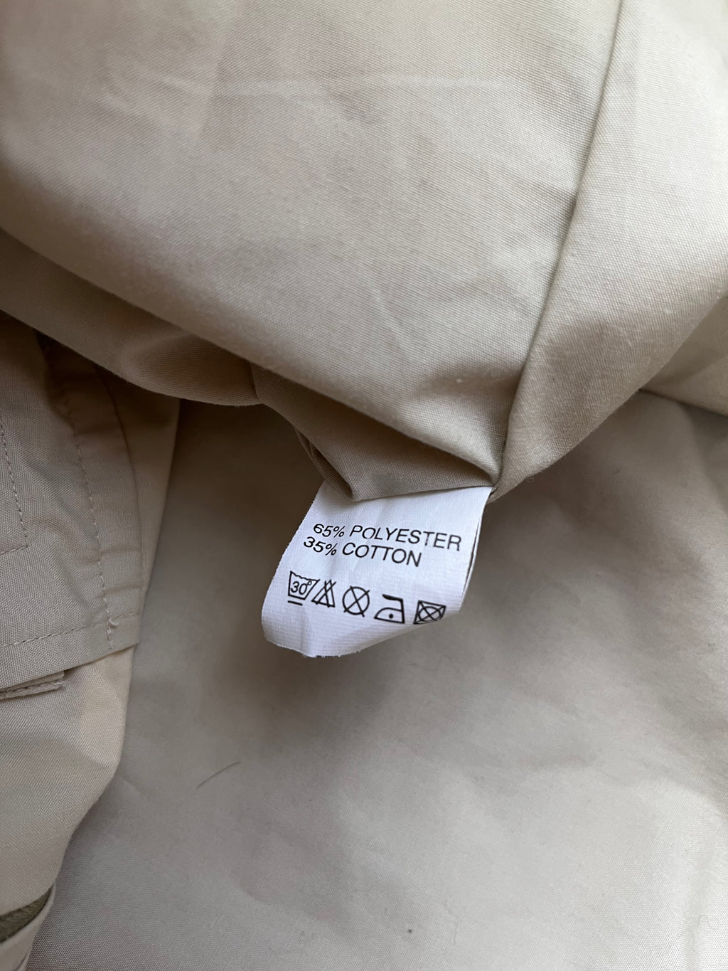 Rags Vintage Herrington Jacke Leicht Y2K Beige S