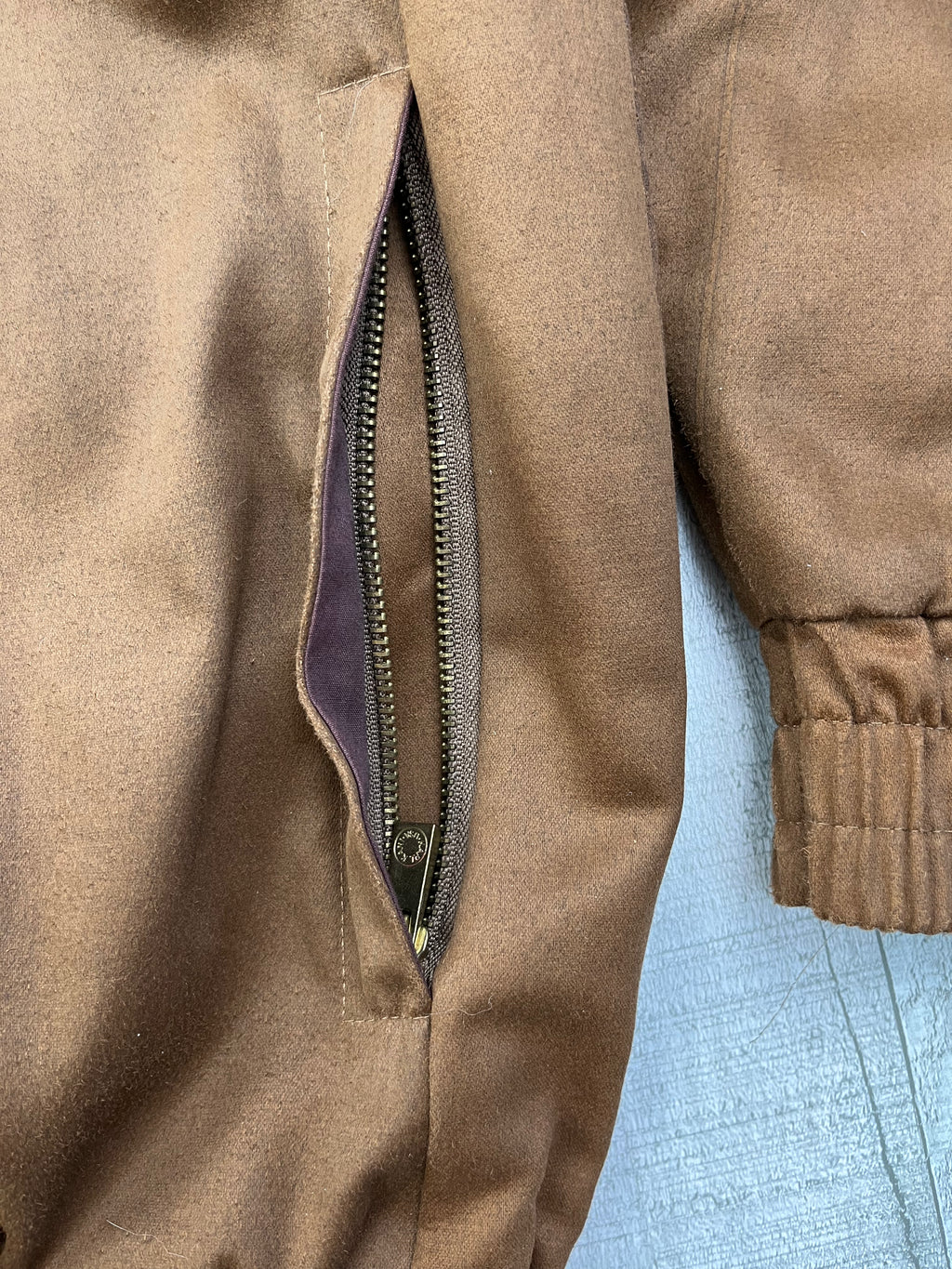 Karl Kani Vintage Kaputzenjacke 90s Braun M