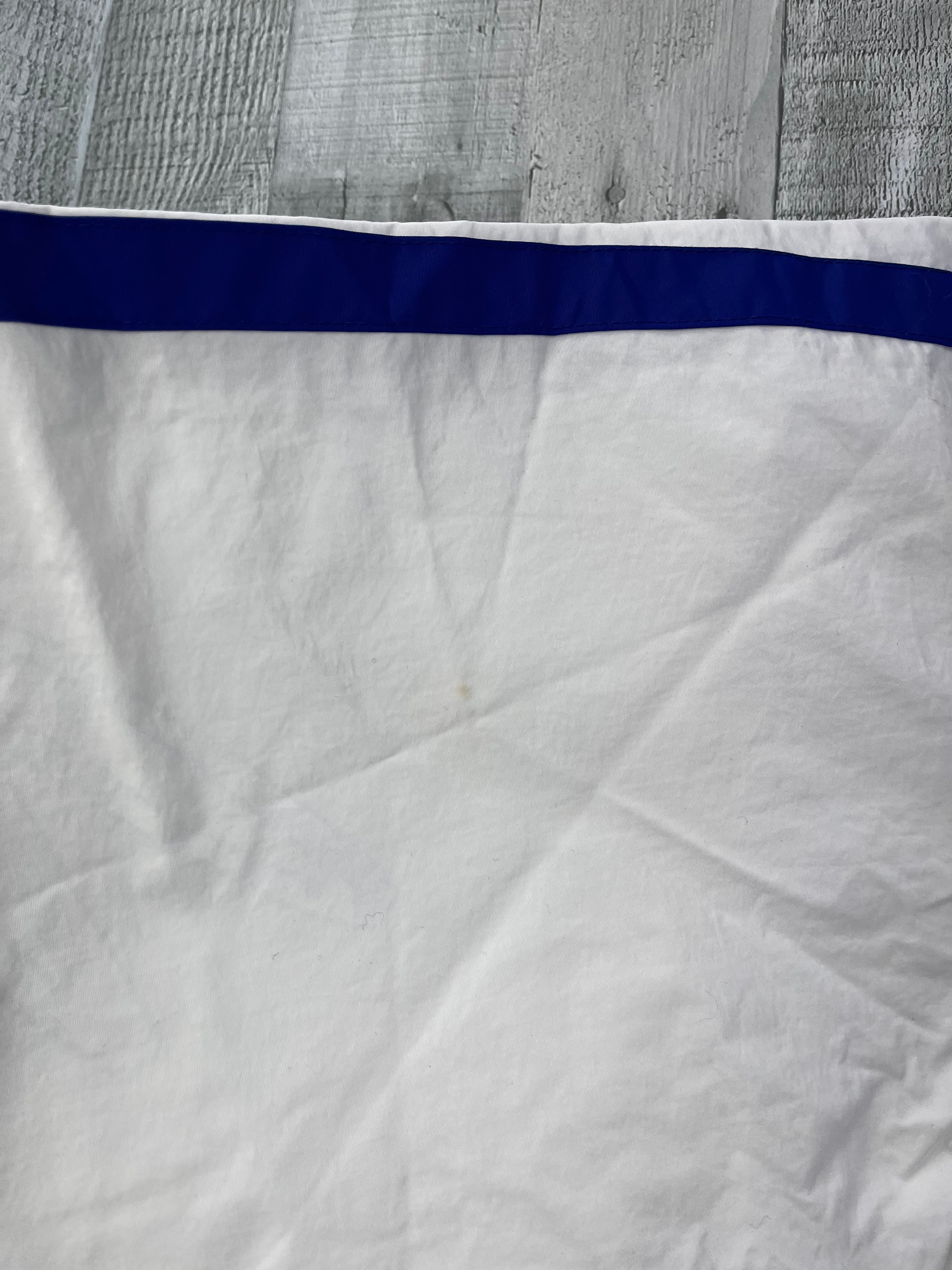 Willie Esco Vintage Trainngsjacke 90s Weiß Blau L