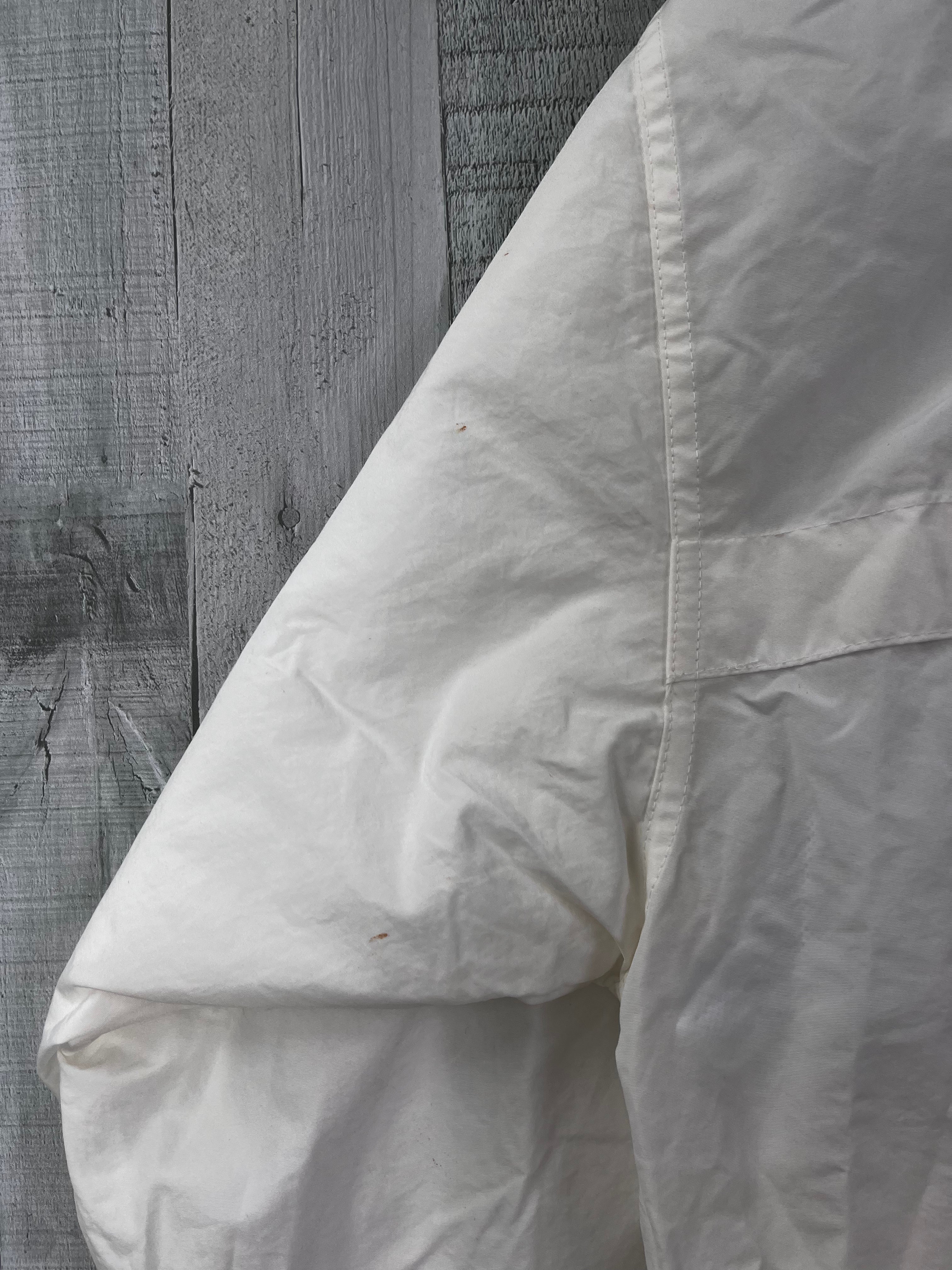 Willie esco Vintage Trainingsjacke 90s Weiß Blau M