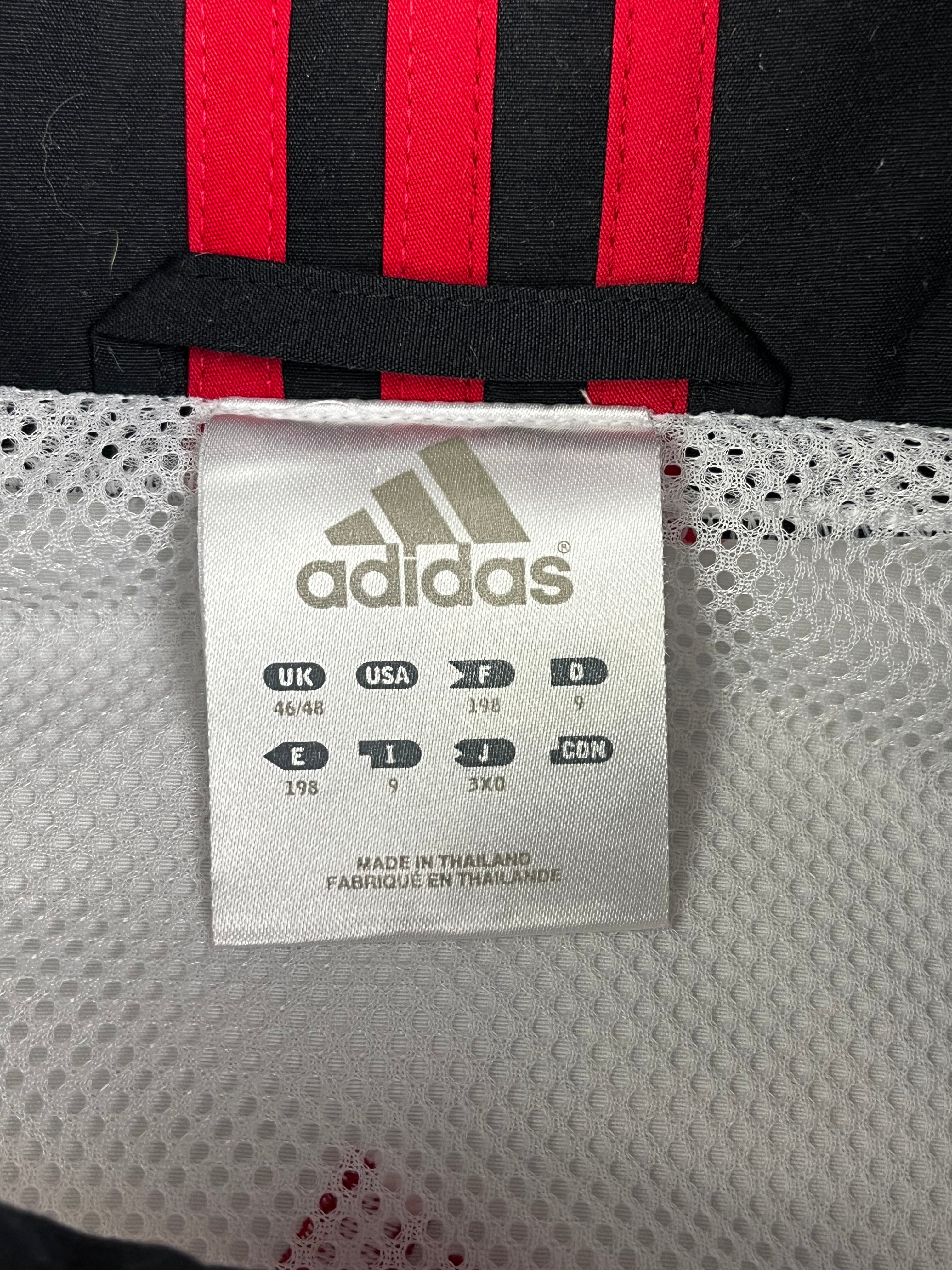 Adidas Vintage Trainingsanzug Y2K Rot Schwarz XL