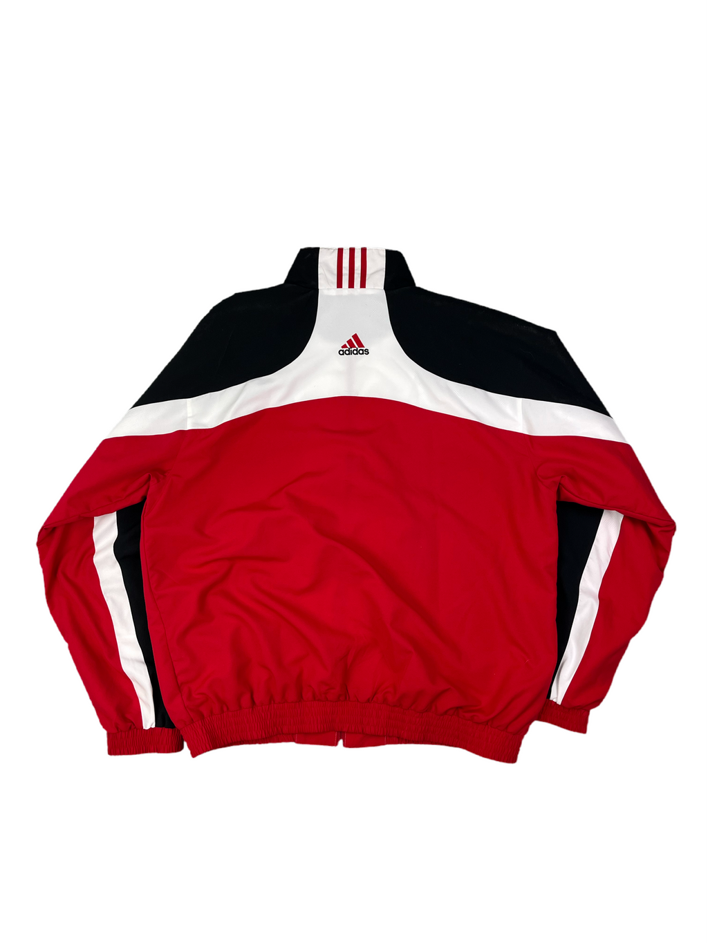 Adidas Vintage Trainingsanzug Y2K Rot Schwarz XL
