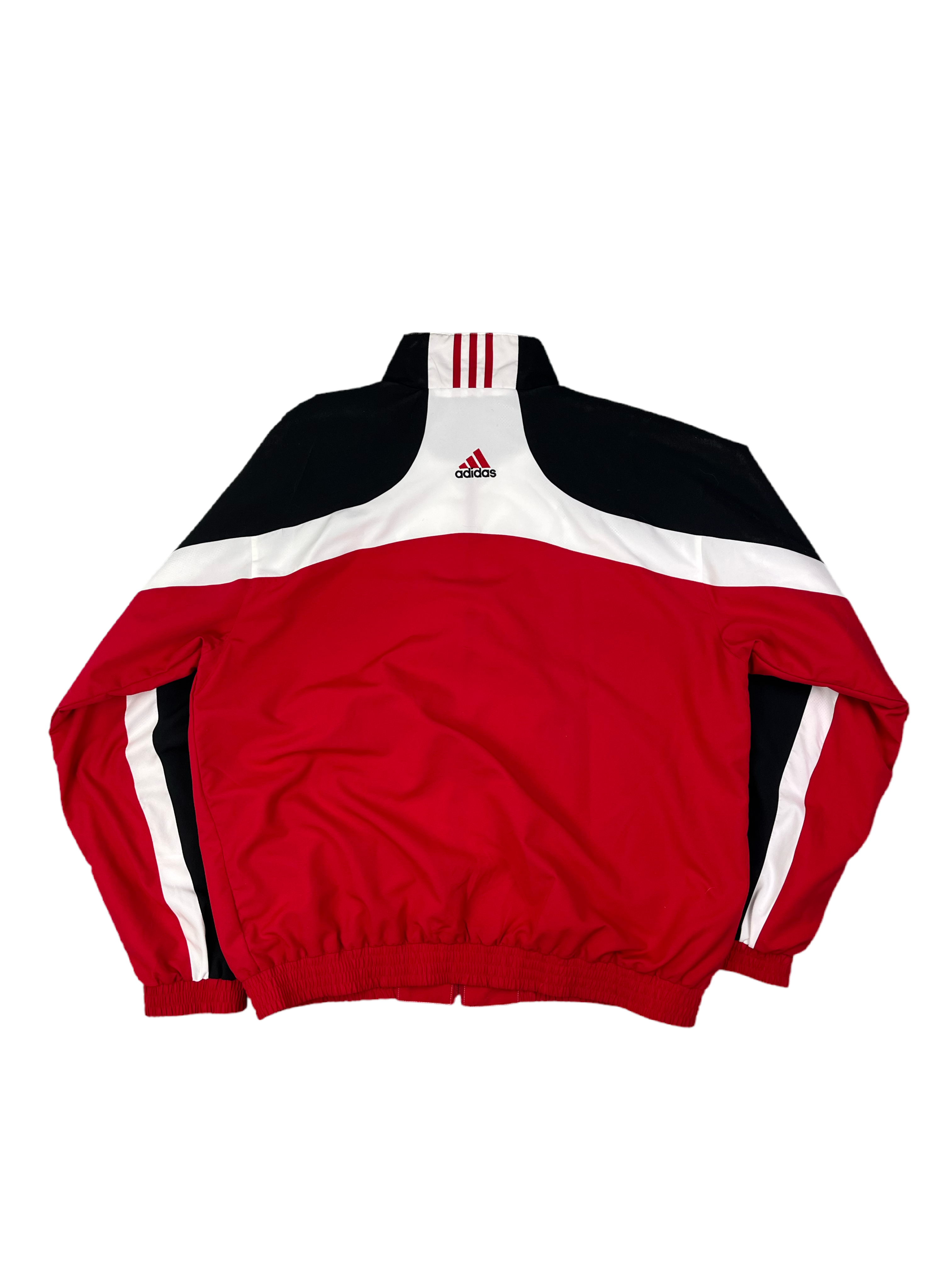 Adidas Vintage Trainingsanzug Y2K Rot Schwarz XL