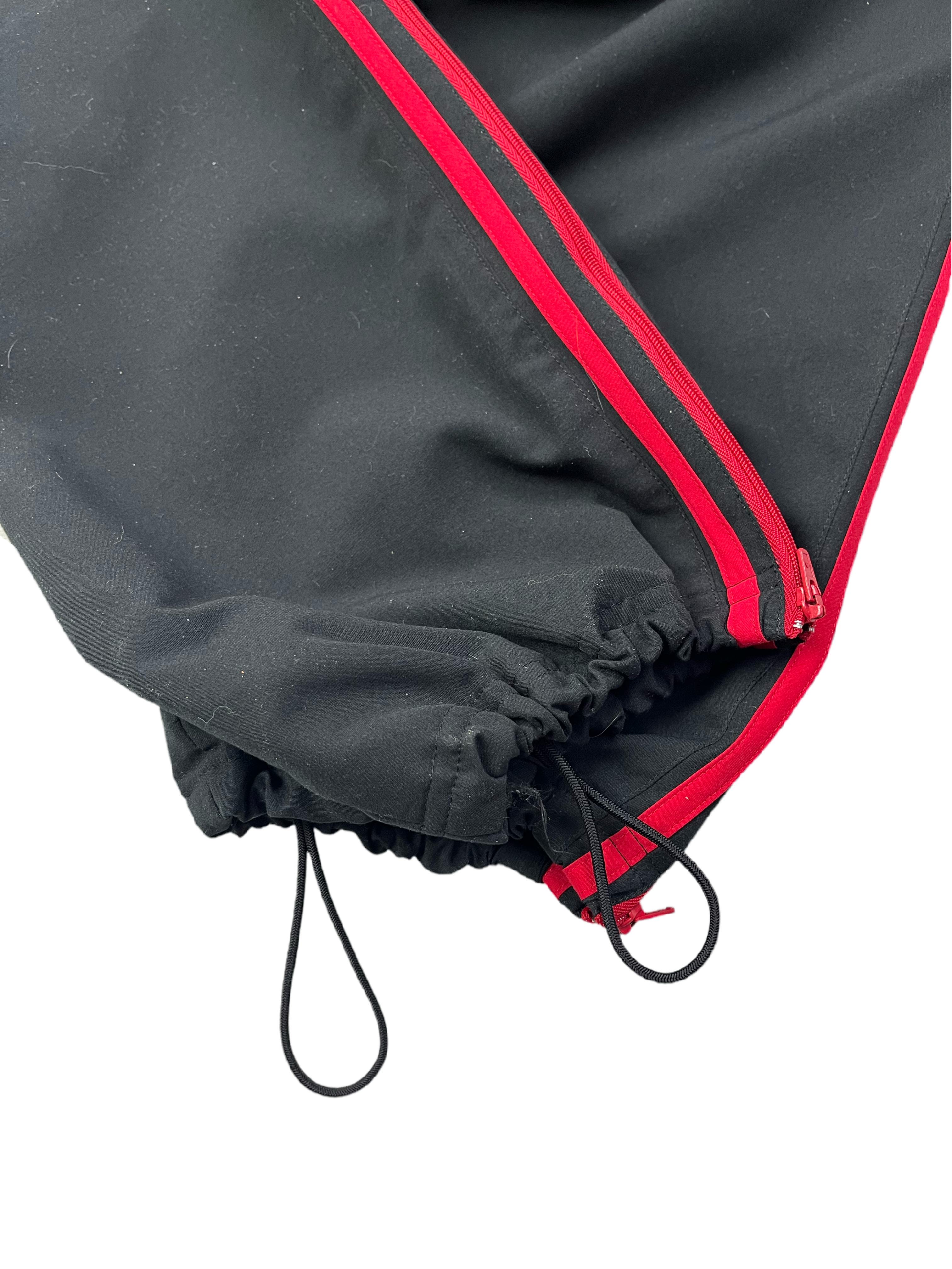 Adidas Vintage Trainingsanzug Y2K Rot Schwarz XL