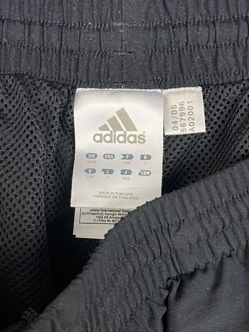 Adidas Vintage Trainingsanzug Y2K Rot Schwarz XL