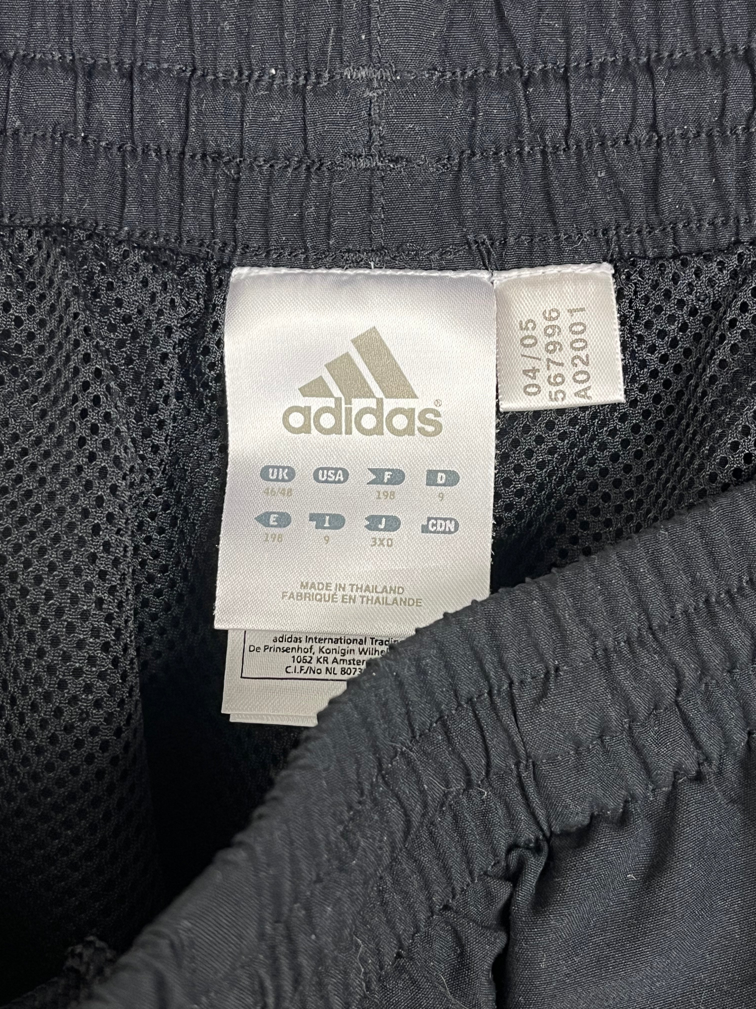 Adidas Vintage Trainingsanzug Y2K Rot Schwarz XL