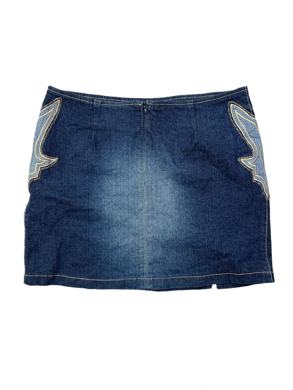 Johnny Blaze Vintage Damen Jeansrock 90s Blau M