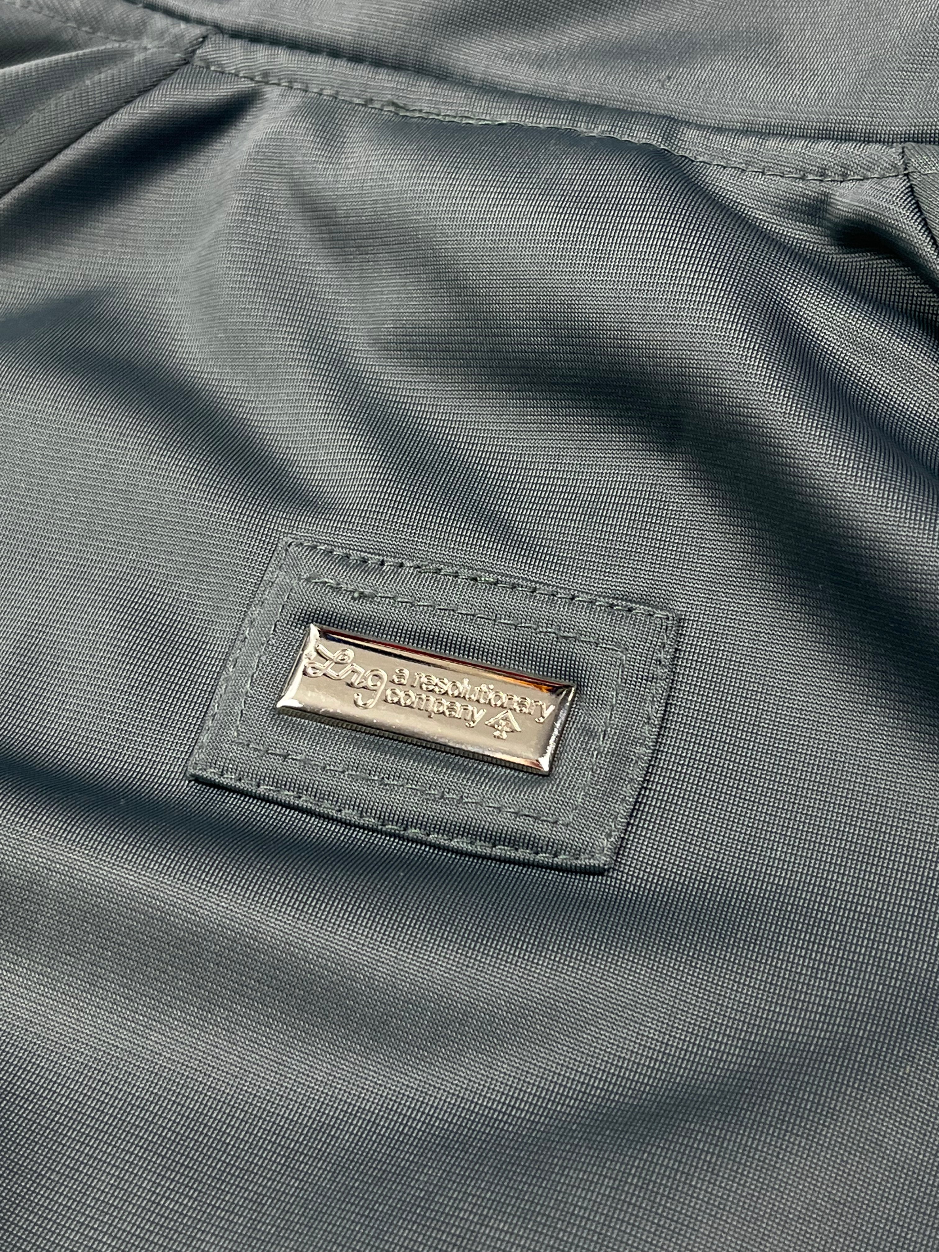 LRG Vintage Trainingsjacke Y2K Grau Schwarz M