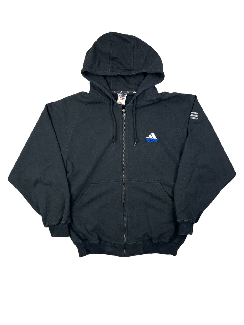 Adidas Vintage Zipper 90s Schwarz L