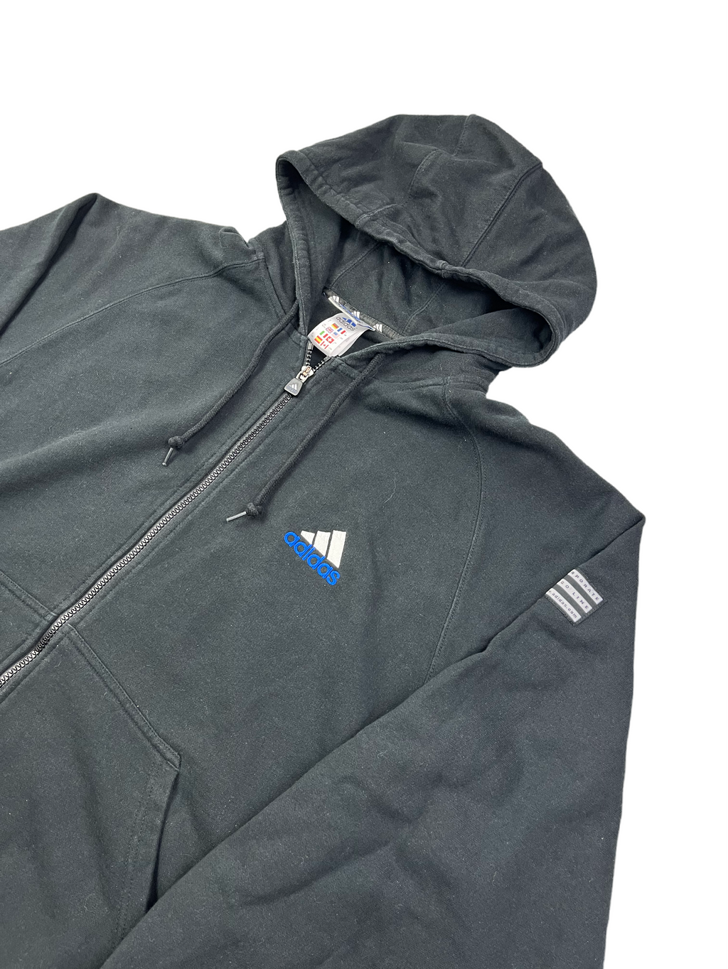 Adidas Vintage Zipper 90s Schwarz L