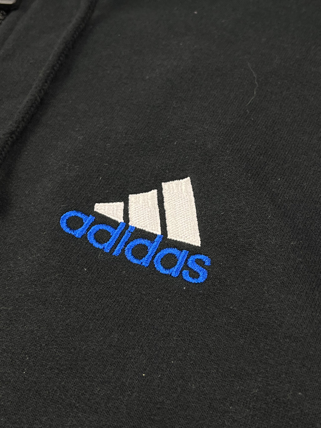 Adidas Vintage Zipper 90s Schwarz L
