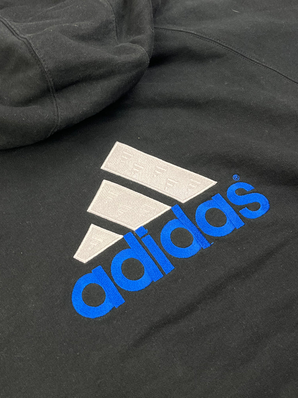 Adidas Vintage Zipper 90s Schwarz L