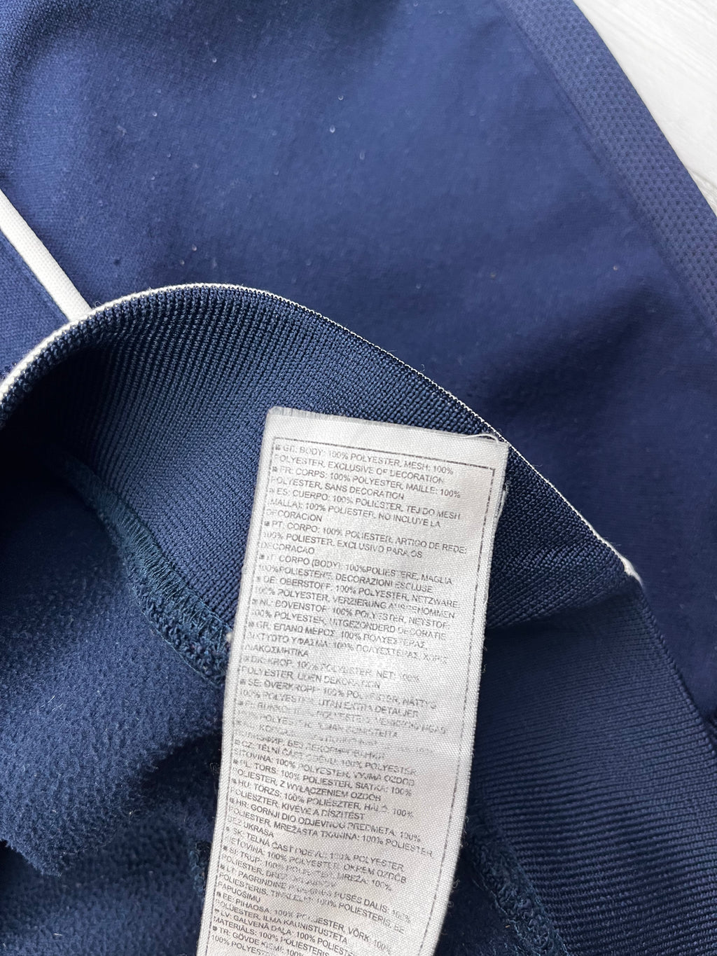 Nike Athletic Vintage Sweater Nylon Blau XL