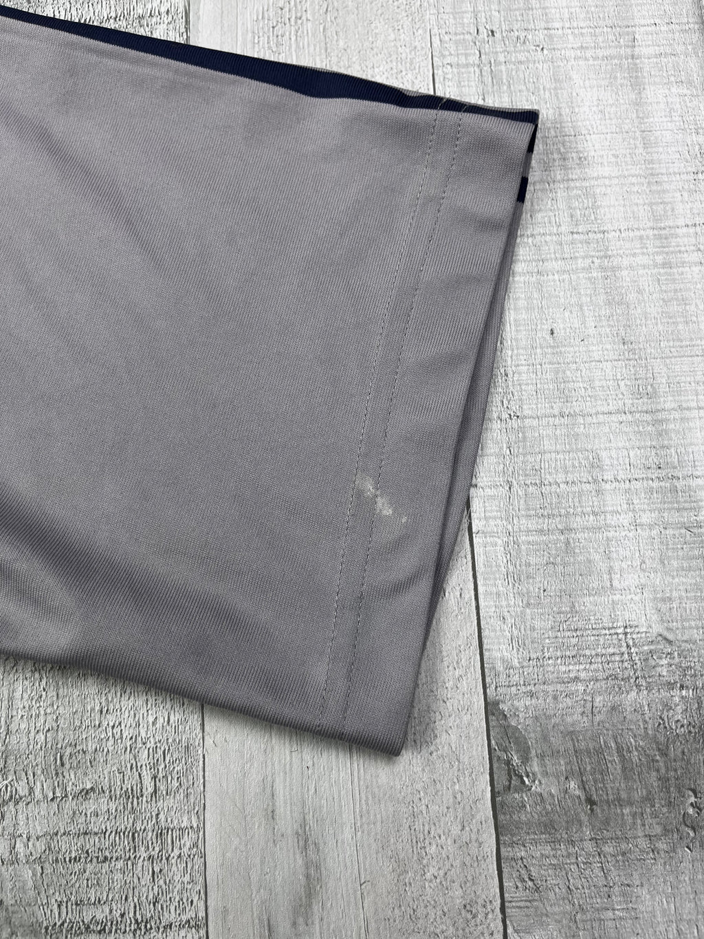 Adidas Vintage Polo Sport T-Shirt 90s Weiß Grau XL