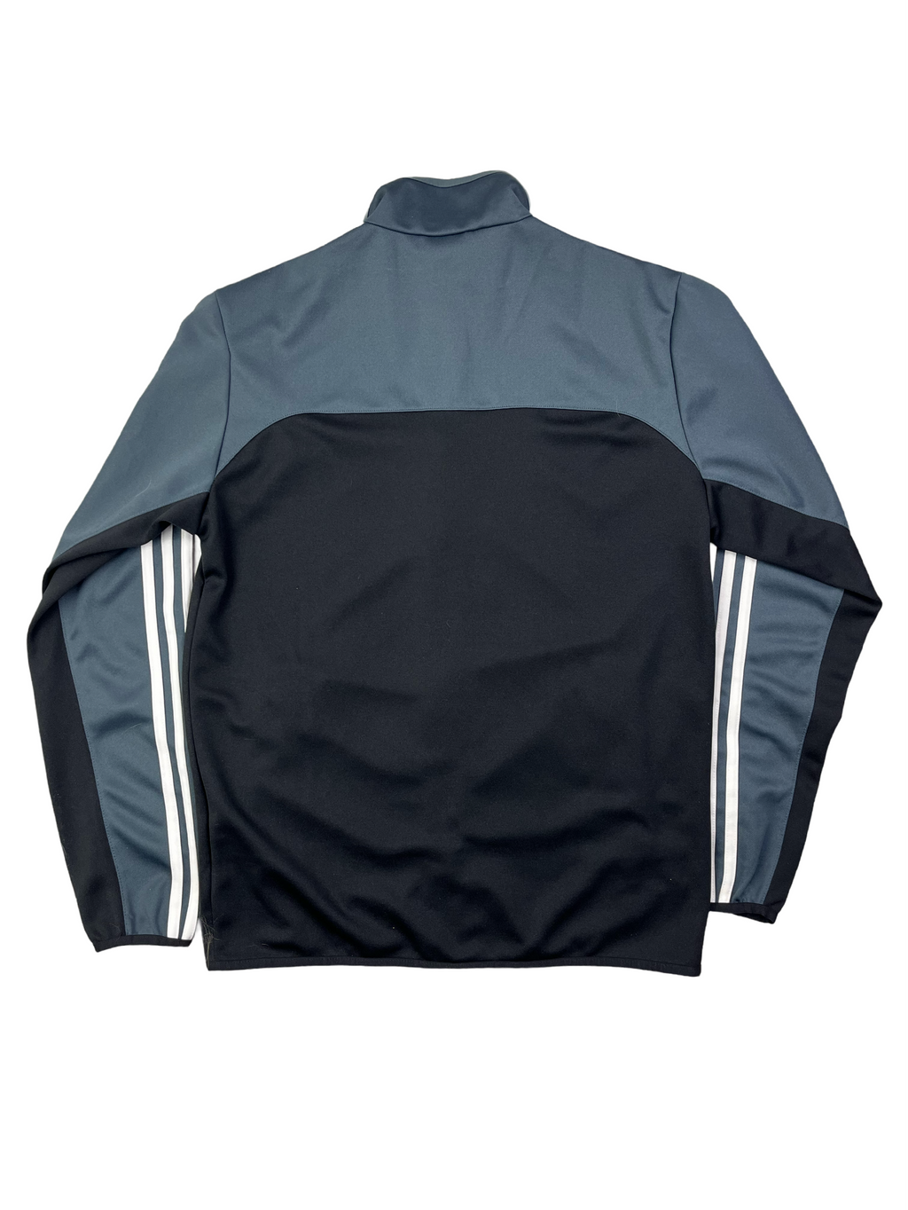 Adidas Vintage Trainingsjacke Y2K Schwarz Dunkelgrau S