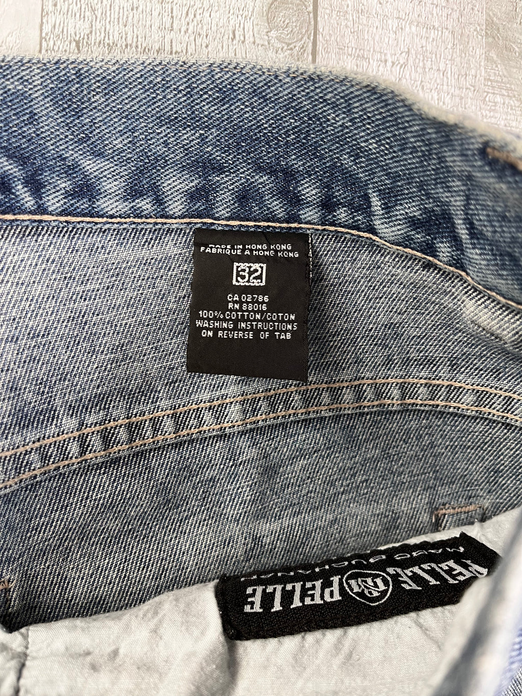 Pelle Pelle Vintage Baggy Jeans 90s Blau M