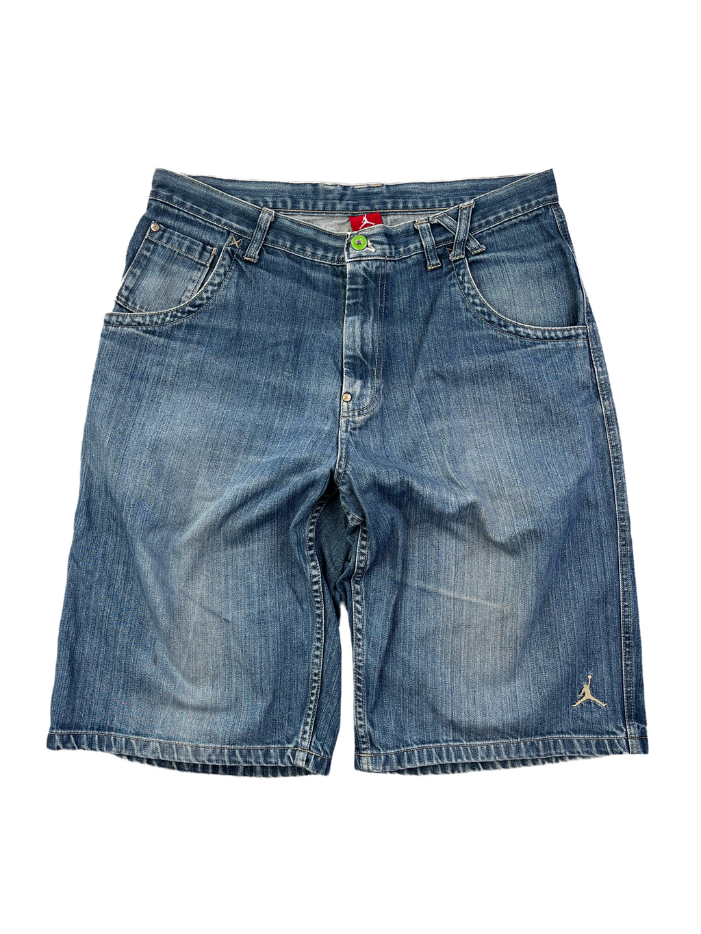Nike Air Jordan Vintage Jeans Shorts 90s Blau L