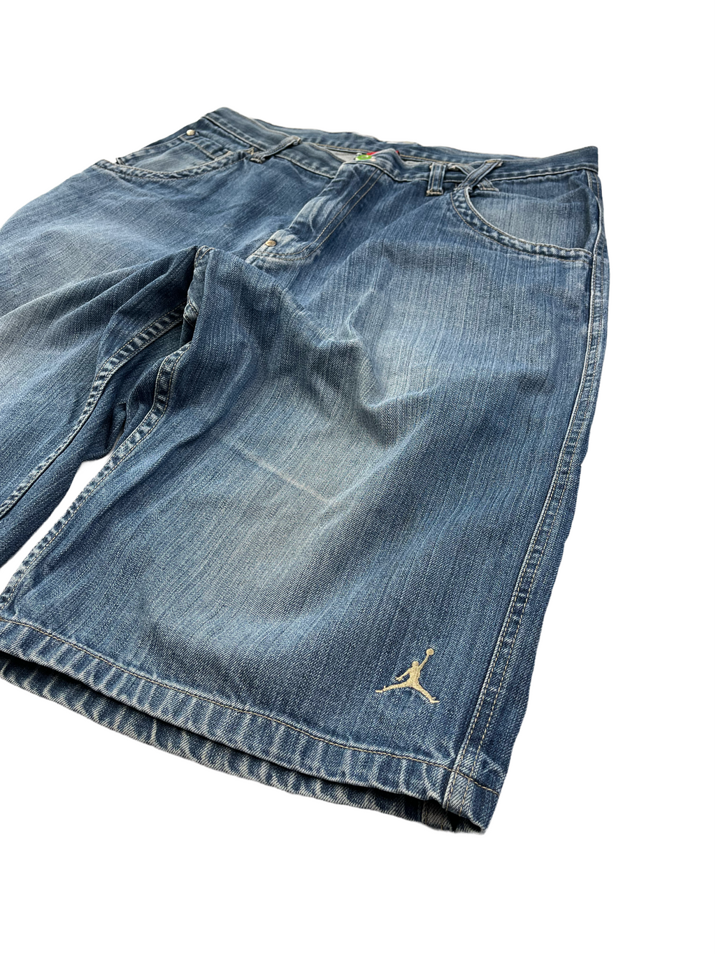 Nike Air Jordan Vintage Jeans Shorts 90s Blau L