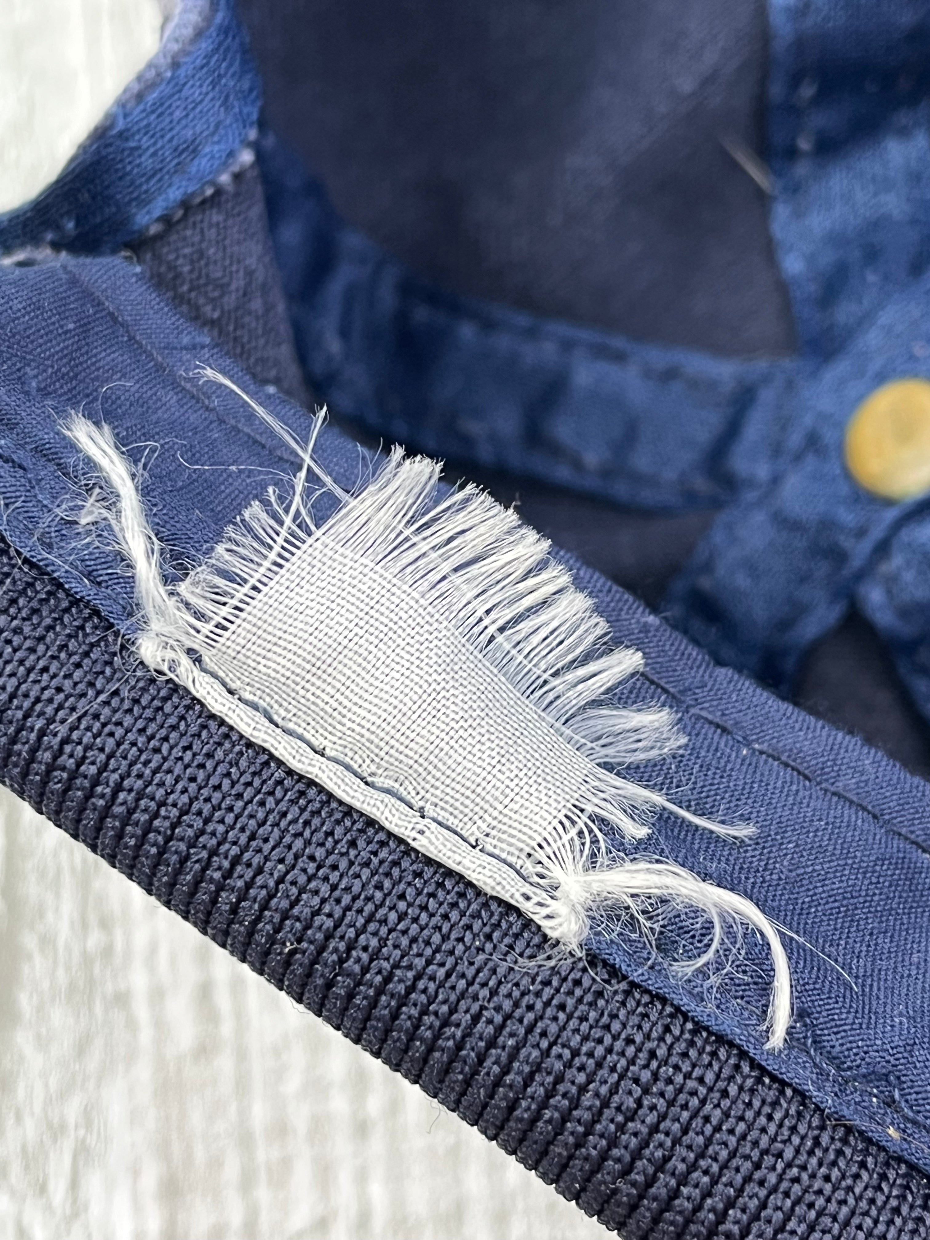 Oakley Vintage Docke Mütze Y2K Dunkelblau Grau